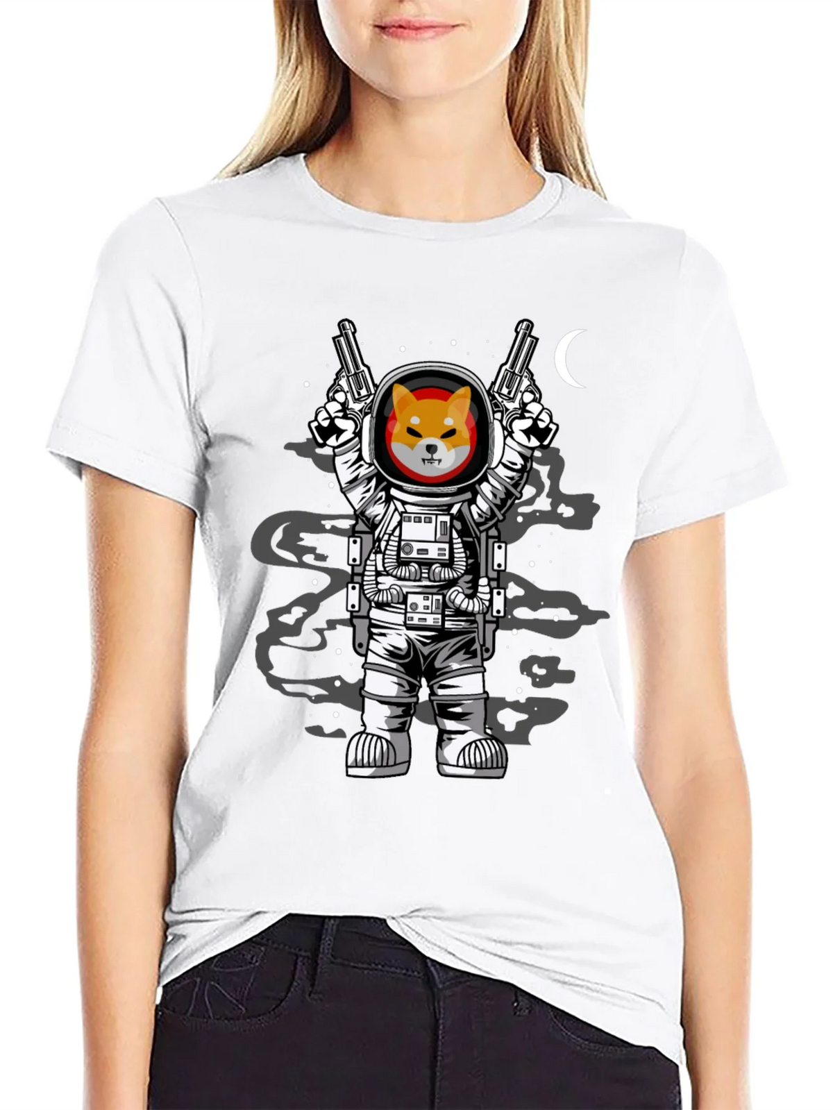 Shiba Inu Astronaut T-Shirt product image 6