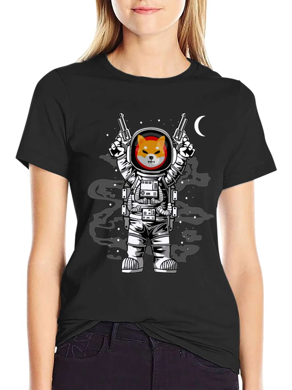 Shiba Inu Astronaut T-Shirt product image 2