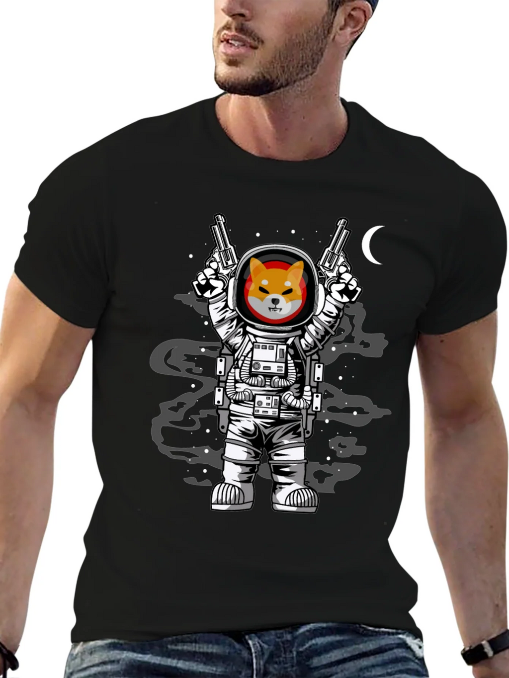 Shiba Inu Astronaut T-Shirt product image 5