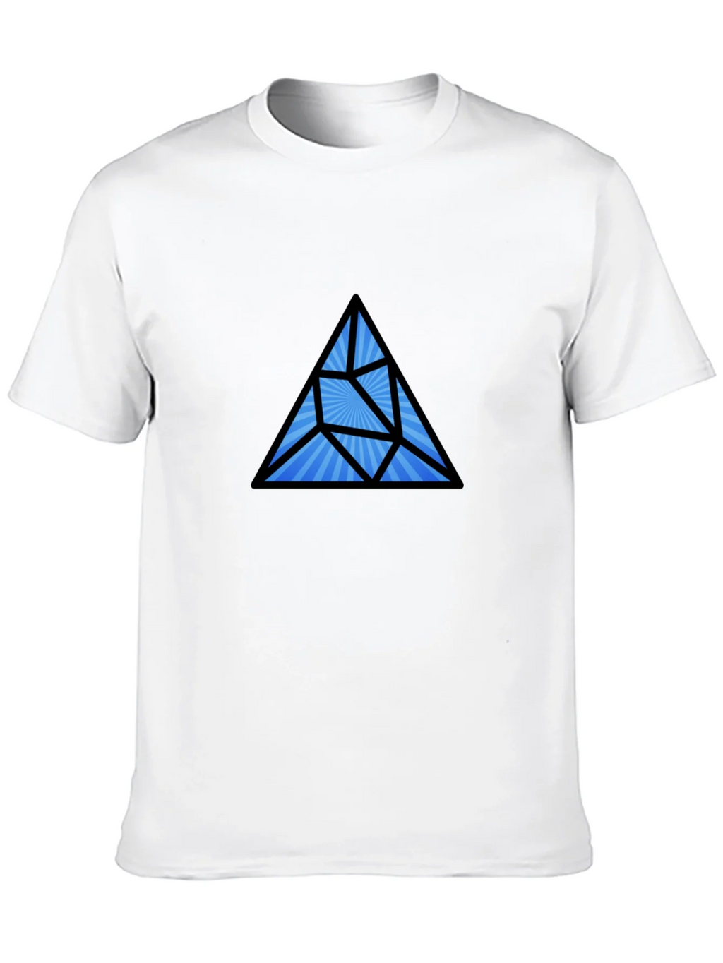 Geometric Prism Black T-Shirt product image 9