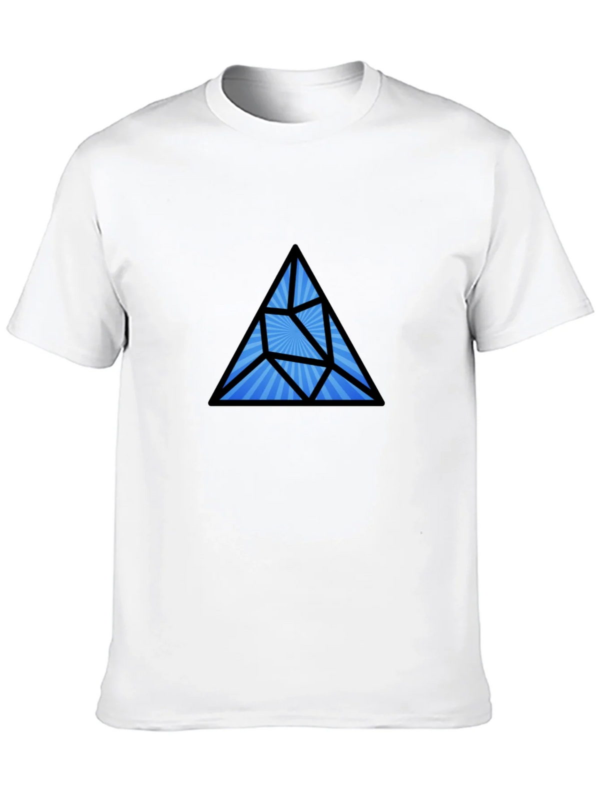 Geometric Prism Black T-Shirt product image 9