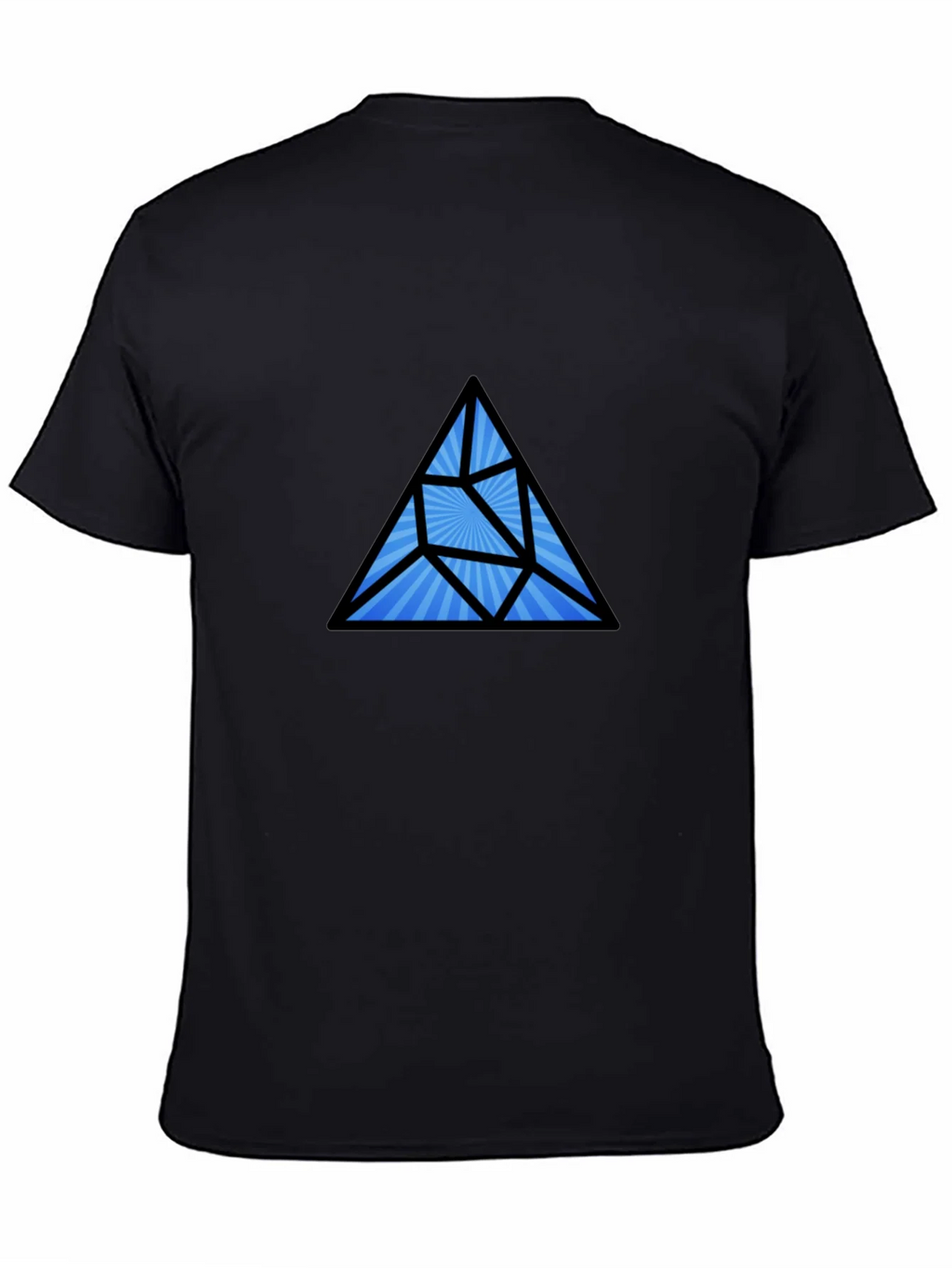 Geometric Prism Black T-Shirt product image 4