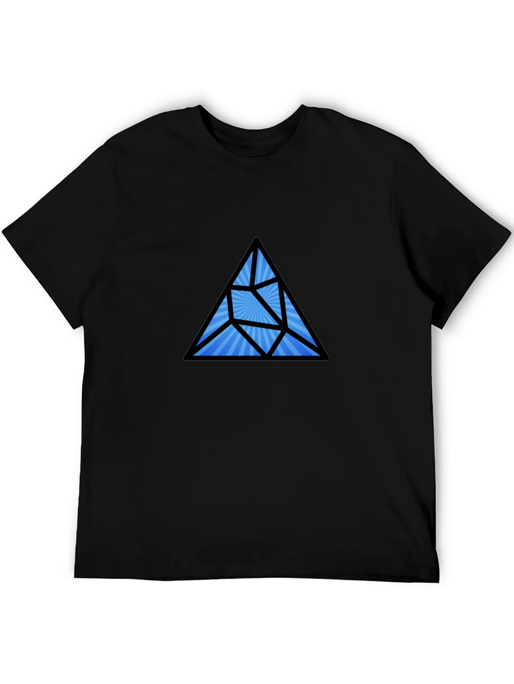 Geometric Prism Black T-Shirt product image 5