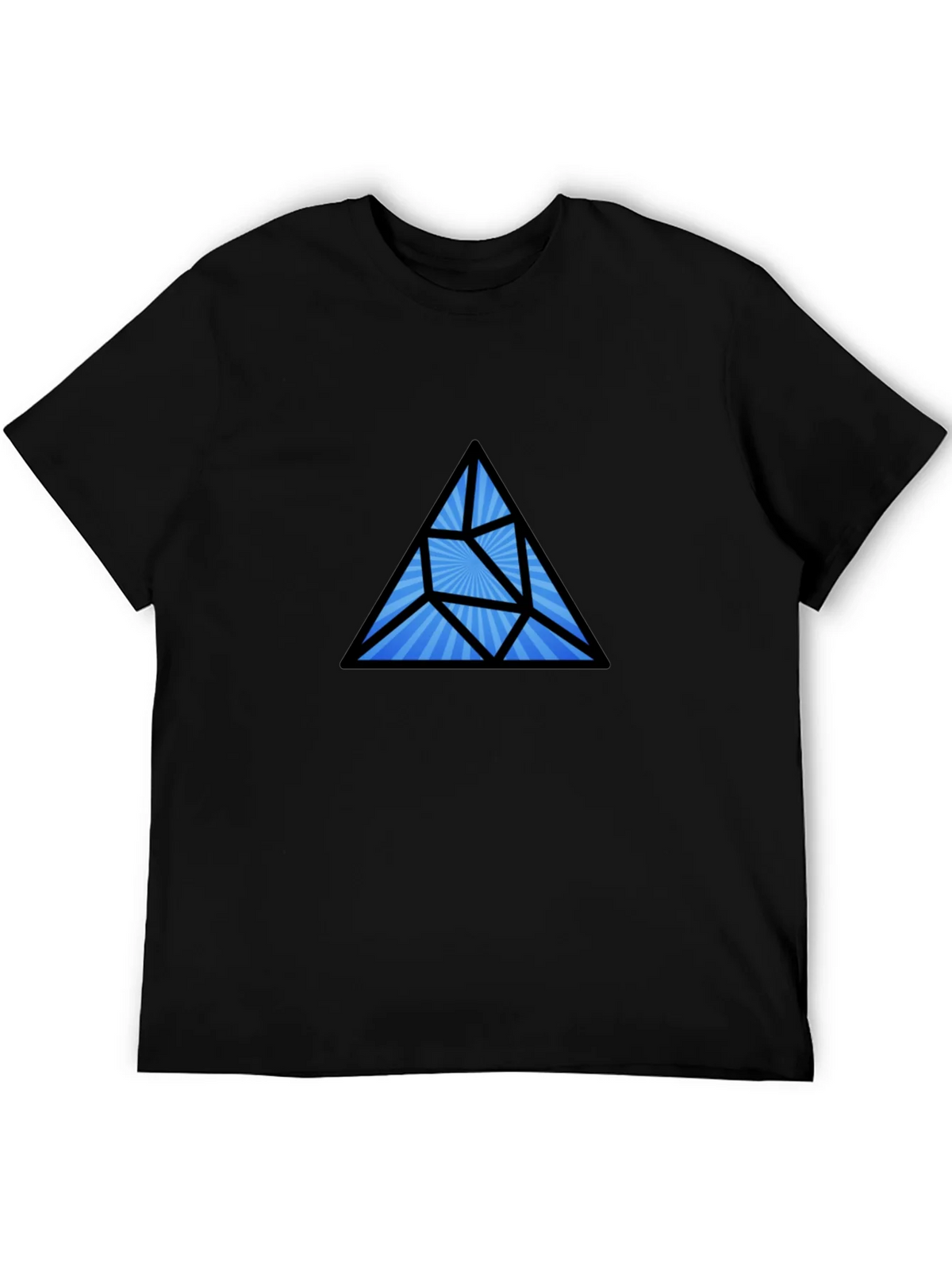 Geometric Prism Black T-Shirt product image 5