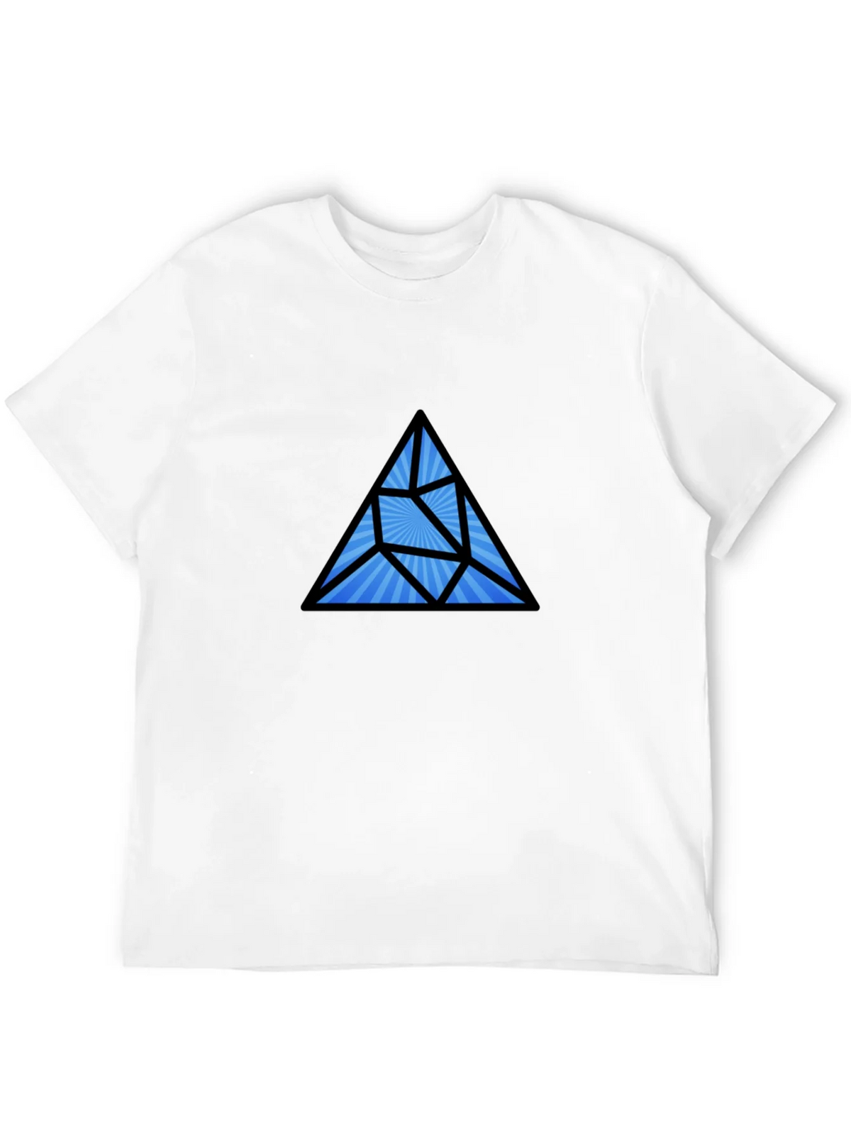 Geometric Prism Black T-Shirt product image 11