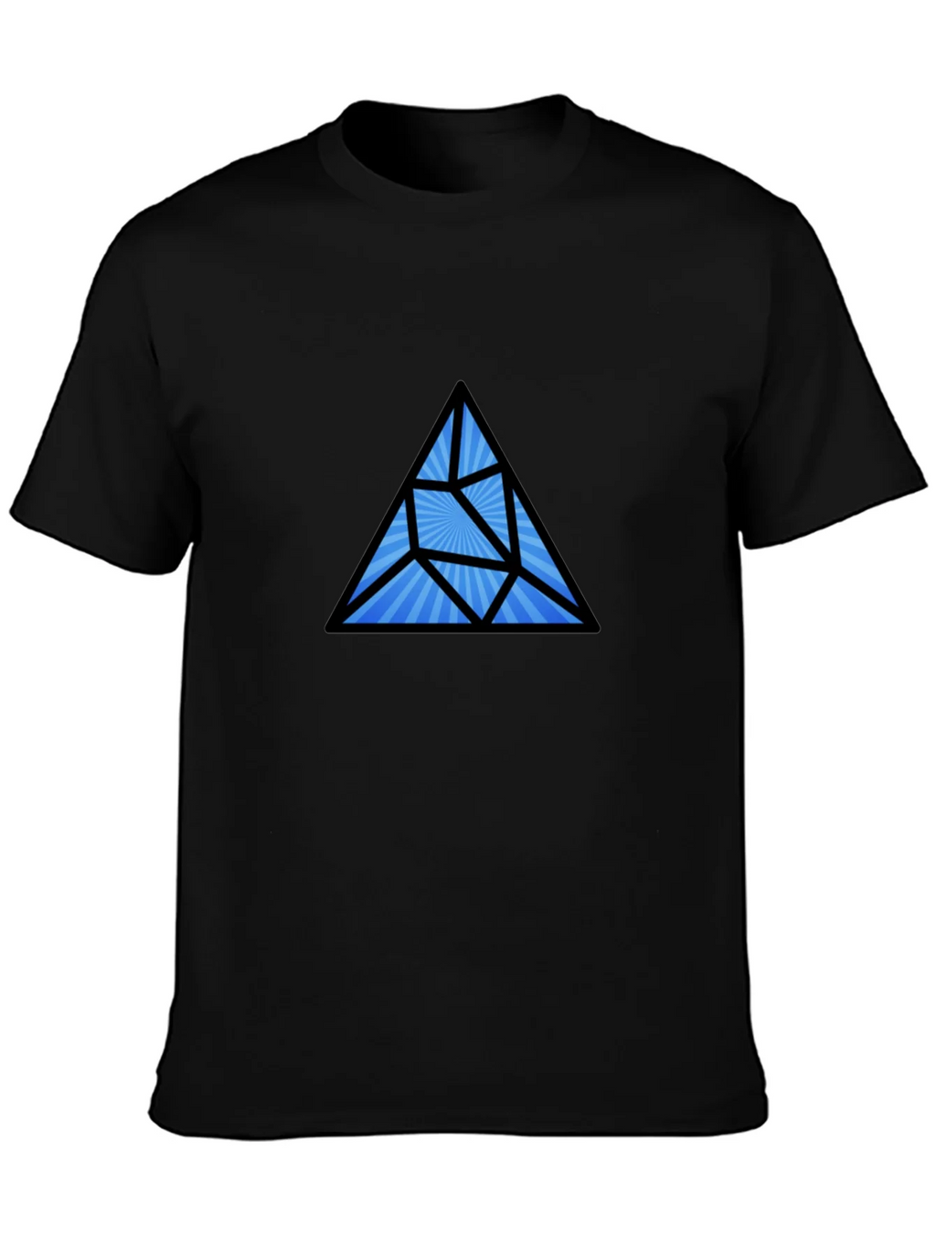 Geometric Prism Black T-Shirt product image 3