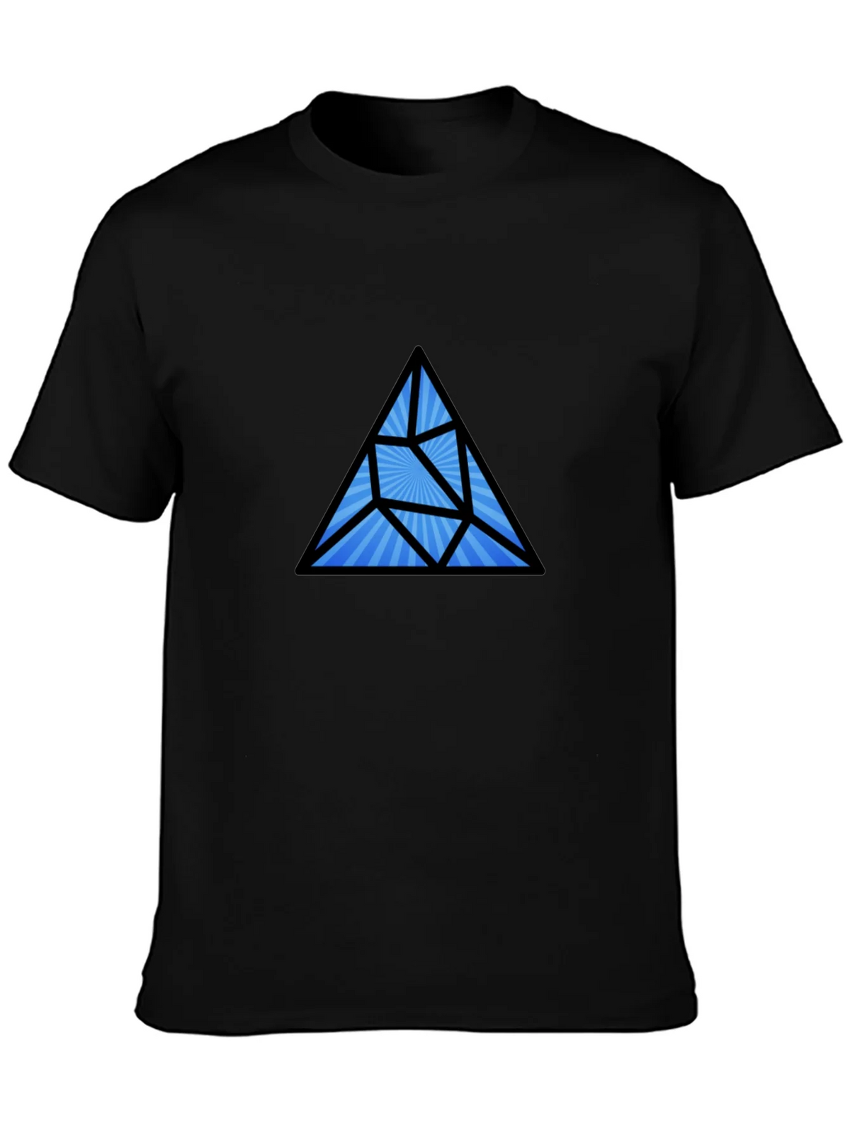 Geometric Prism Black T-Shirt product image 3