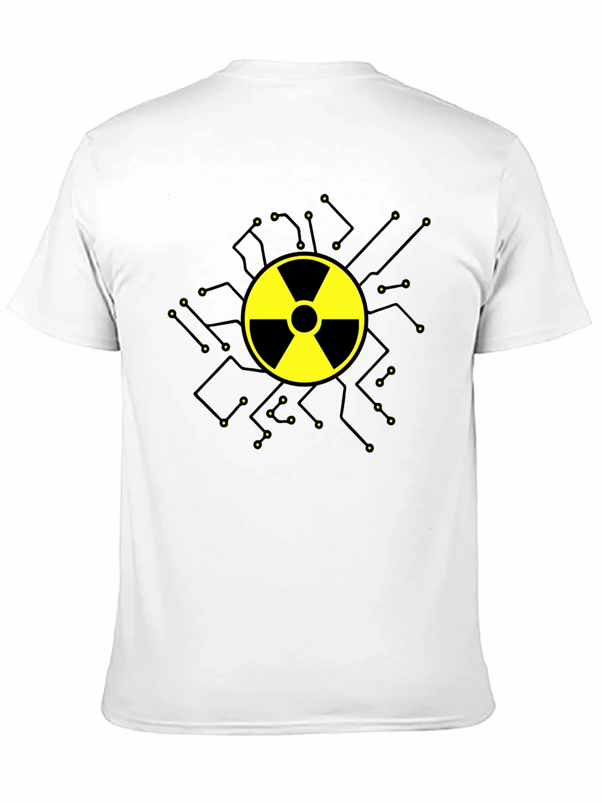 Radioactive Symbol Graphic T-Shirt - Black Cotton product image 10