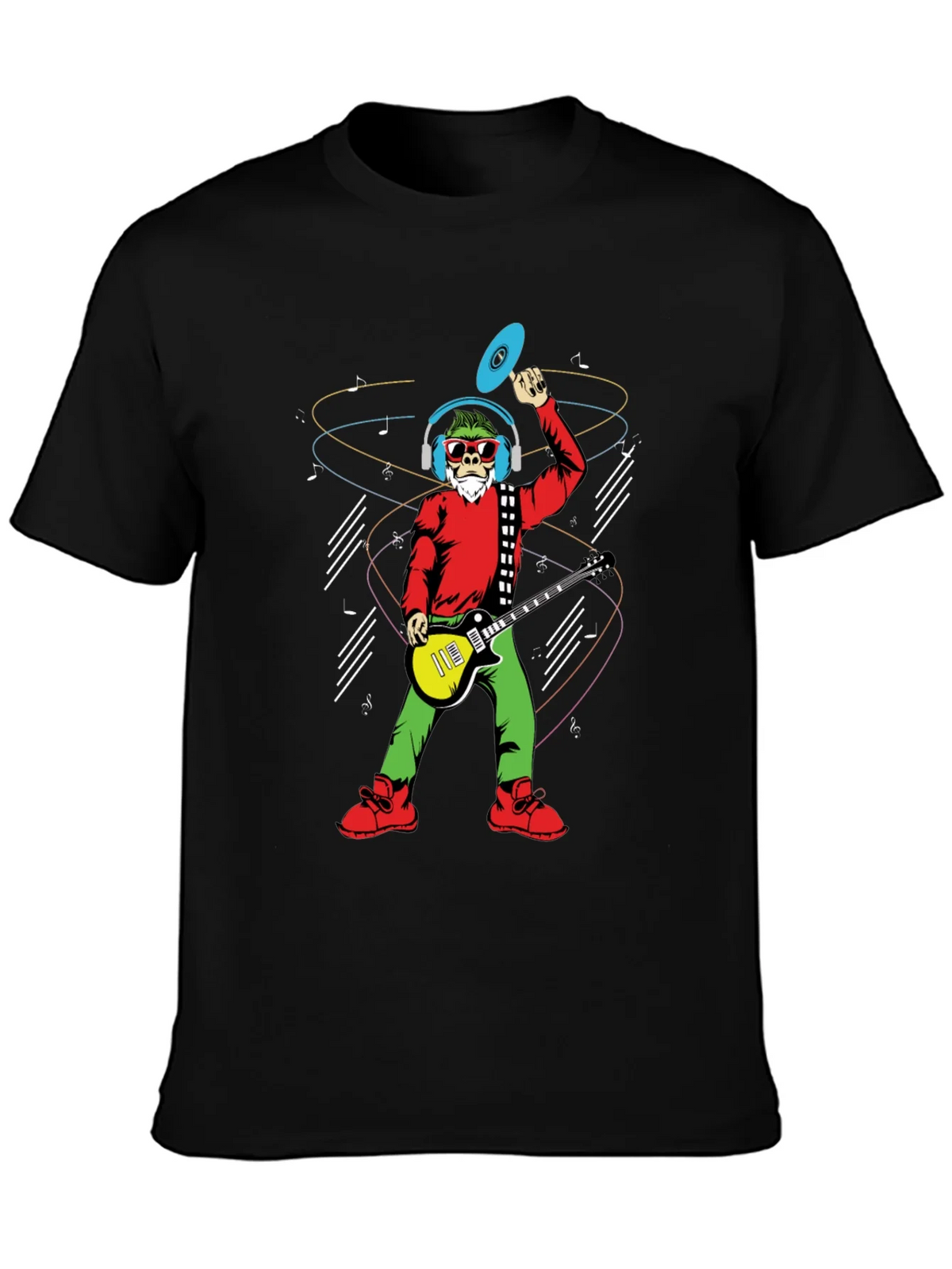 Groovy Santa T-Shirt - Musical Holiday Cheer product image 1