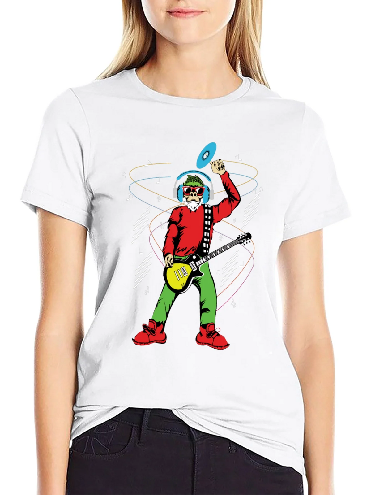 Groovy Santa T-Shirt - Musical Holiday Cheer product image 3