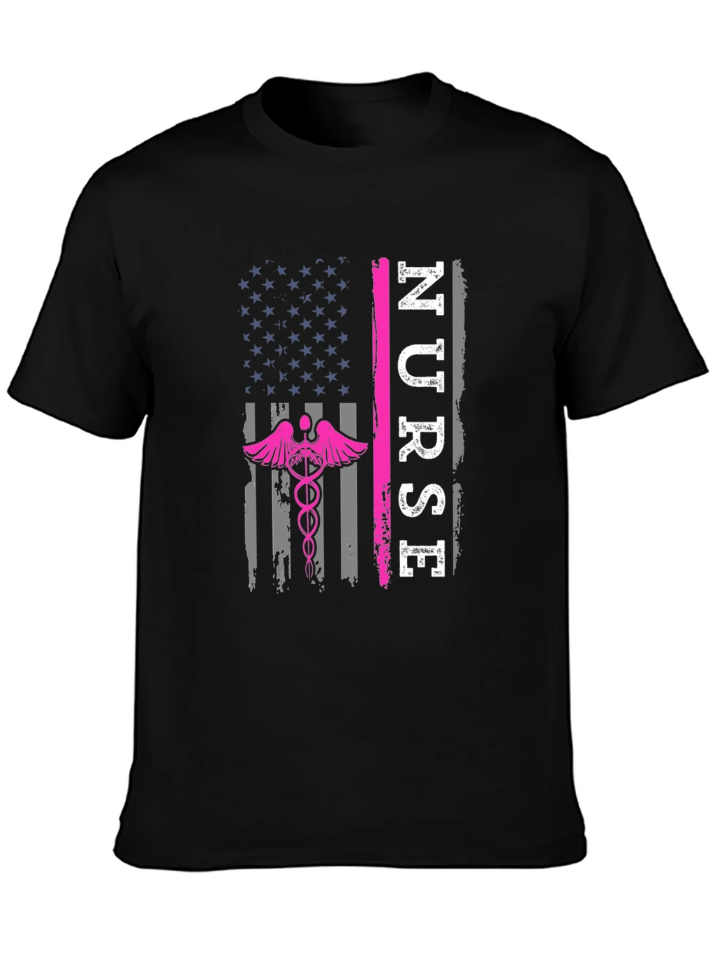 Nurse American Flag T-Shirt product image 3