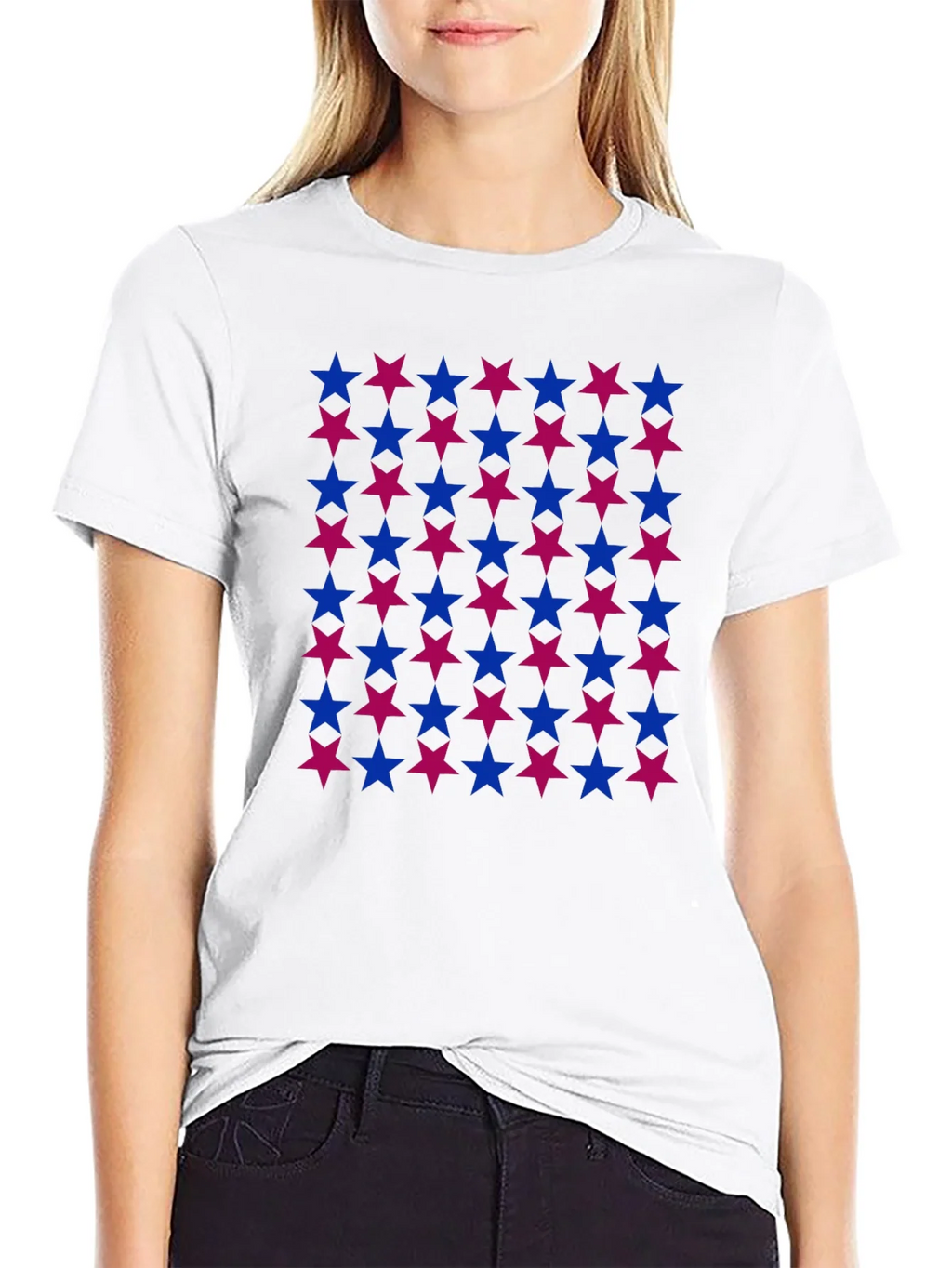 Bi Pride Stars T-Shirt - LGBTQ+ Apparel product image 8