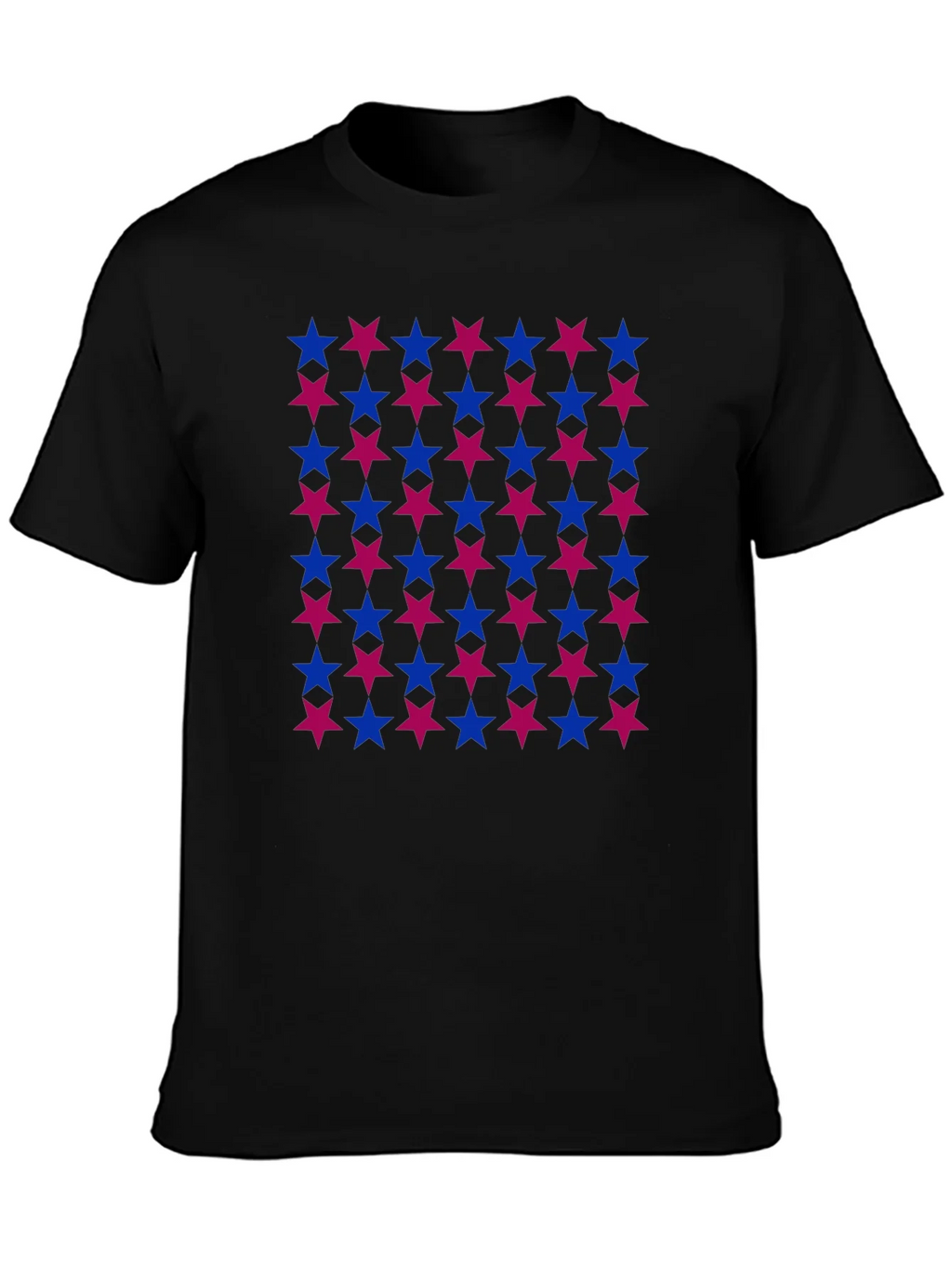 Bi Pride Stars T-Shirt - LGBTQ+ Apparel product image 3