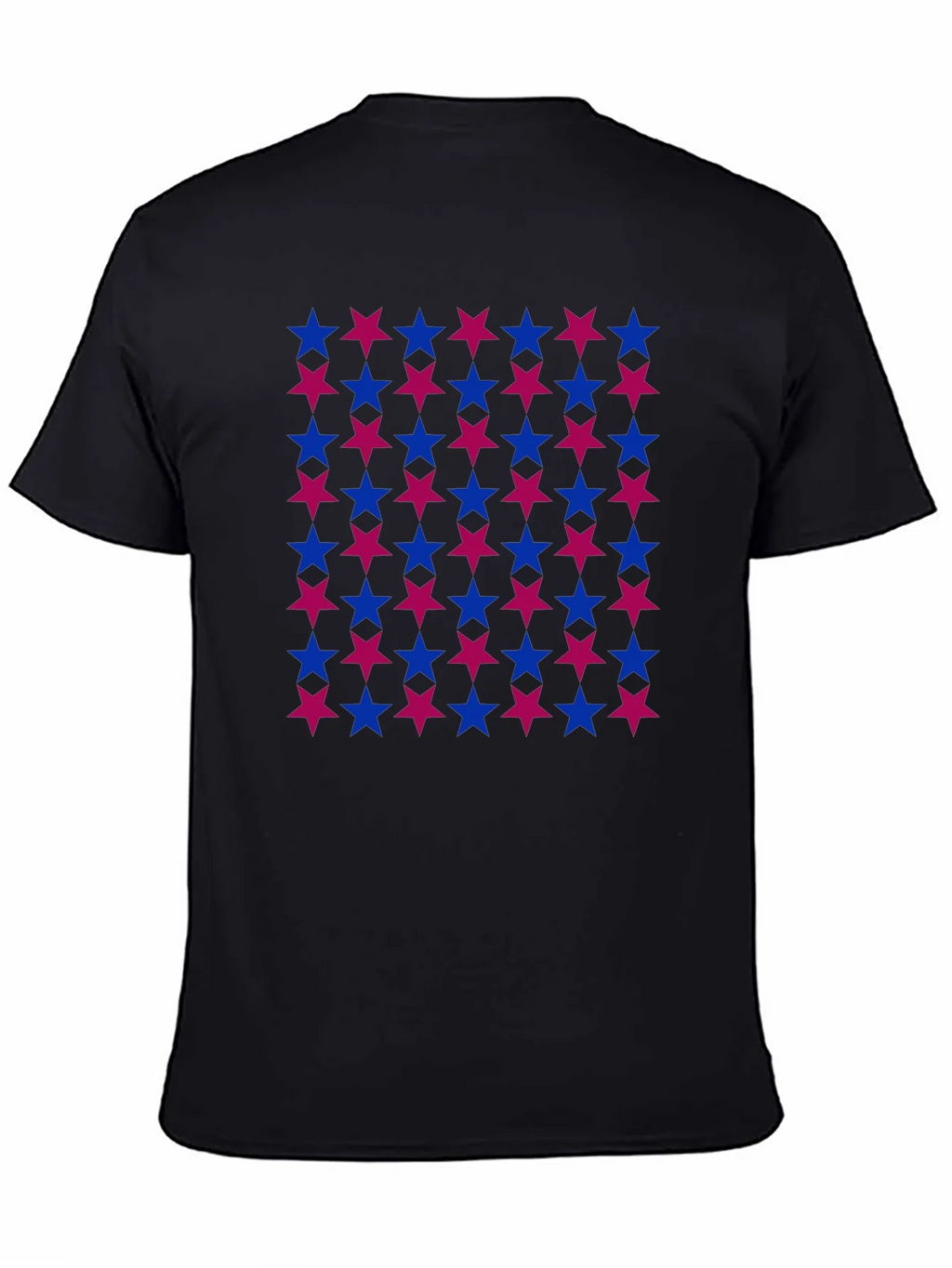 Bi Pride Stars T-Shirt - LGBTQ+ Apparel product image 4
