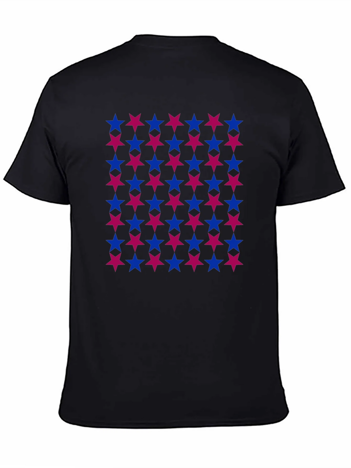 Bi Pride Stars T-Shirt - LGBTQ+ Apparel product image 4