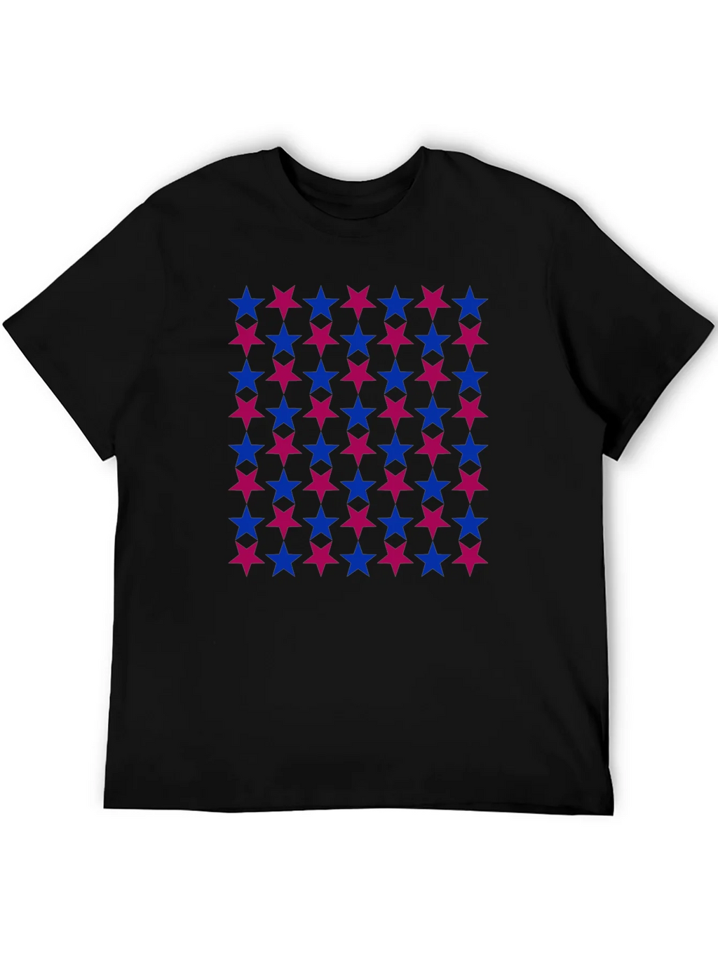Bi Pride Stars T-Shirt - LGBTQ+ Apparel product image 5