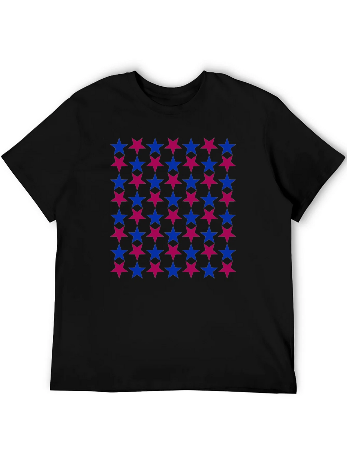Bi Pride Stars T-Shirt - LGBTQ+ Apparel product image 5