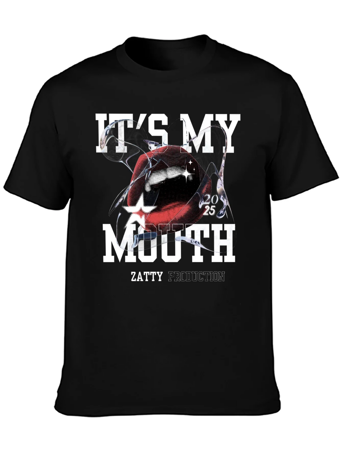 Its My Mouth Black Graphic Tee product image 3