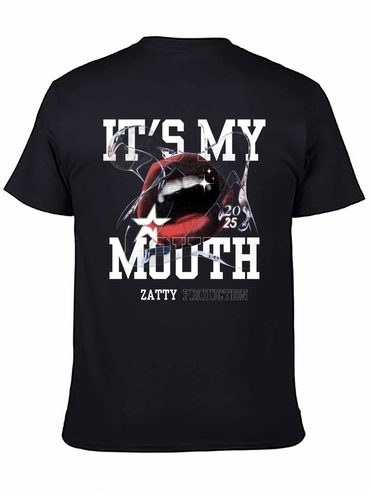 Its My Mouth Black Graphic Tee product image 4