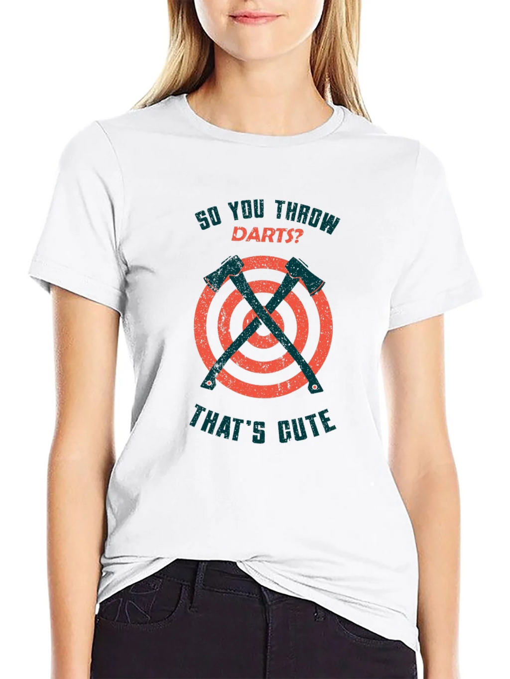 So You Throw Darts Axe Throwing Funny T-Shirt product image 6