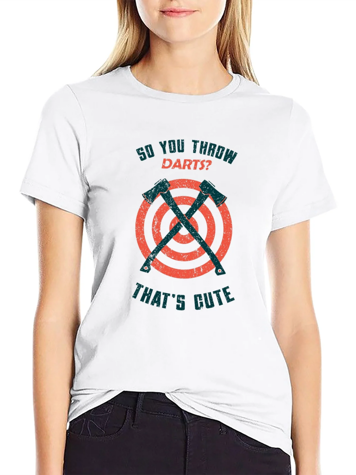 So You Throw Darts Axe Throwing Funny T-Shirt product image 6