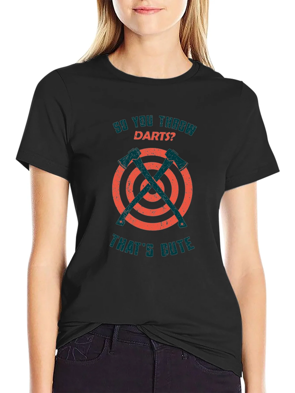 So You Throw Darts Axe Throwing Funny T-Shirt product image 1