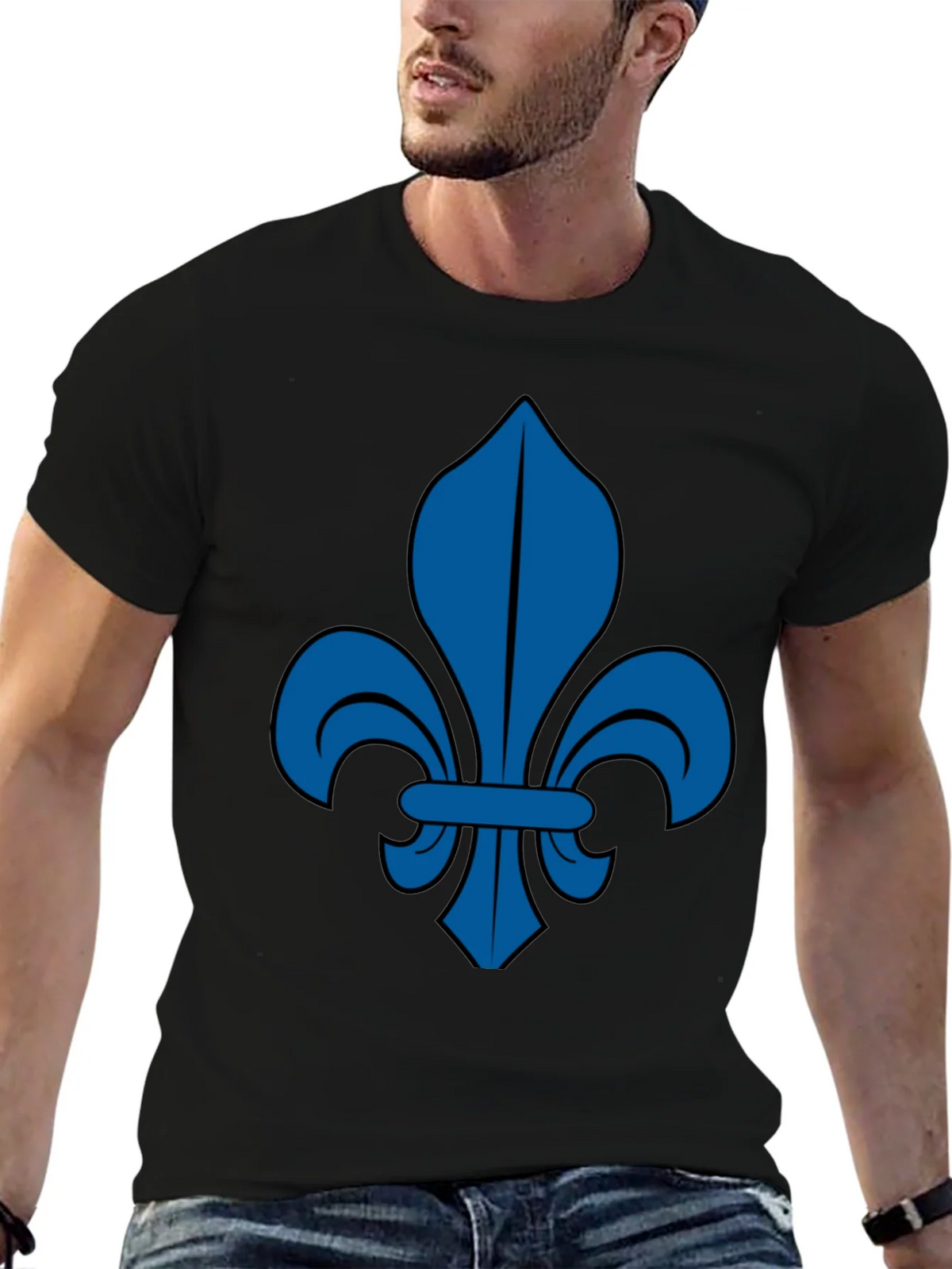 Fleur-de-lis Graphic T-Shirt product image 3