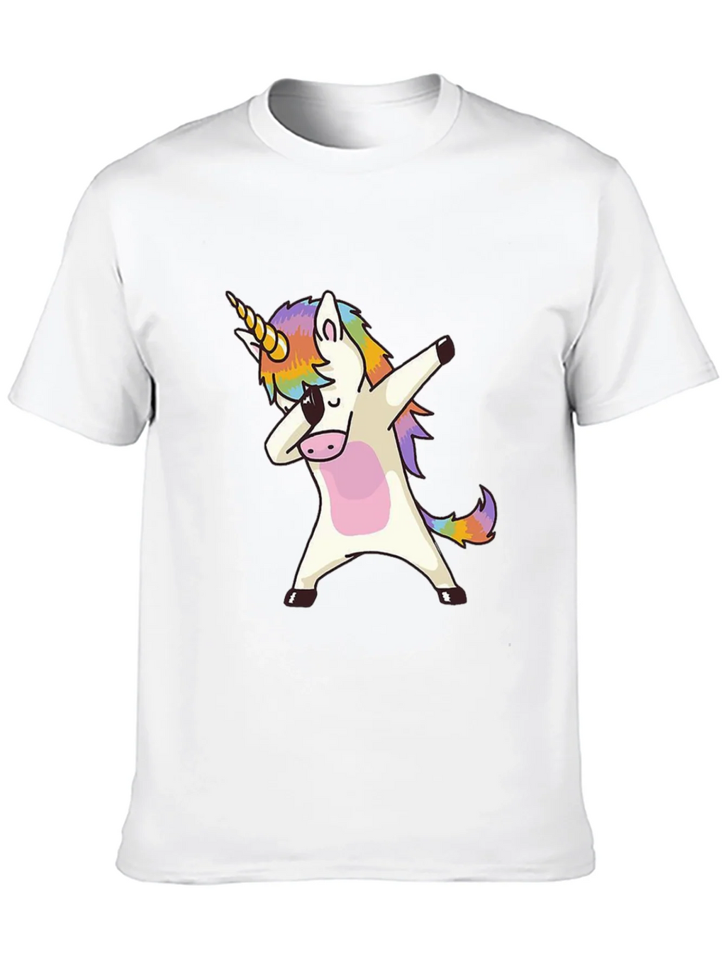 Dabbing Unicorn Graphic Tee - Black product image 6