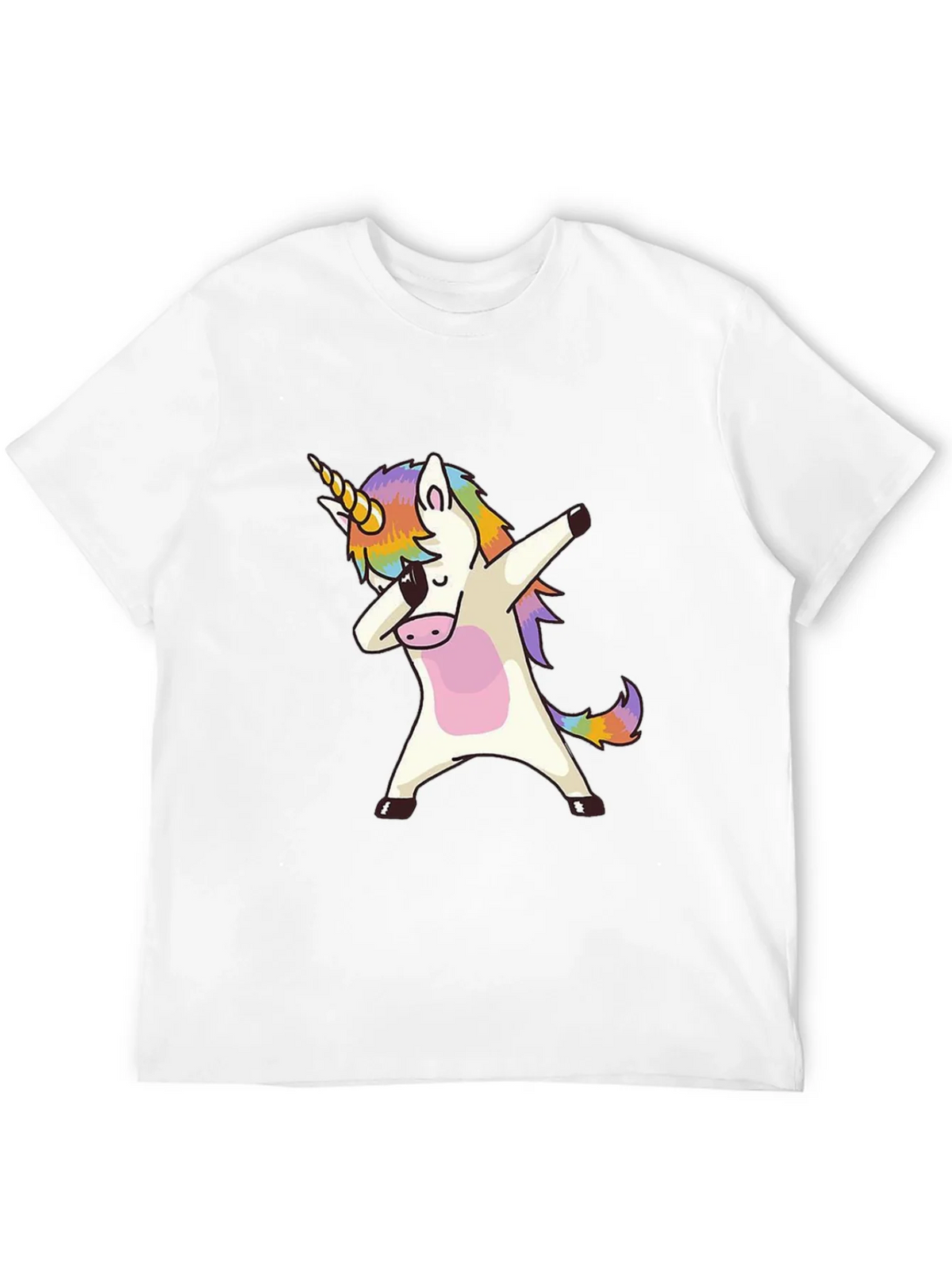 Dabbing Unicorn Graphic Tee - Black product image 7