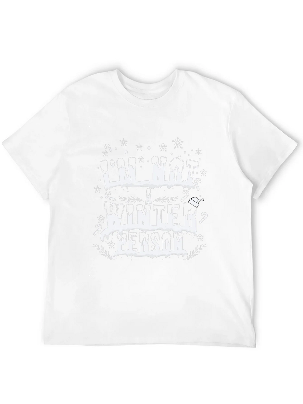Im Not a Winter Person Black Graphic Tee product image 11