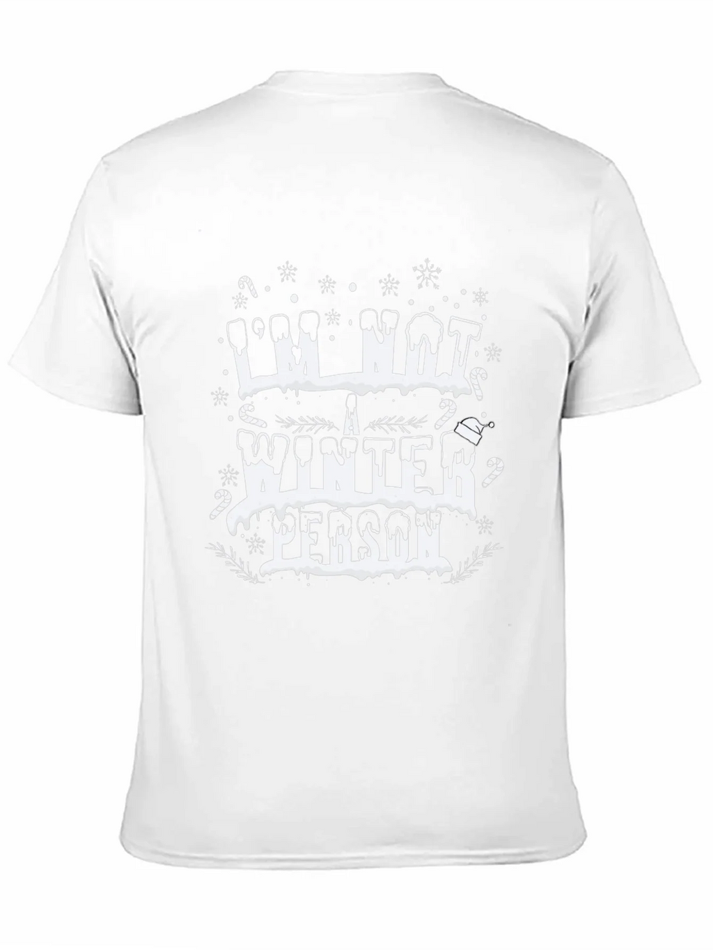 Im Not a Winter Person Black Graphic Tee product image 10