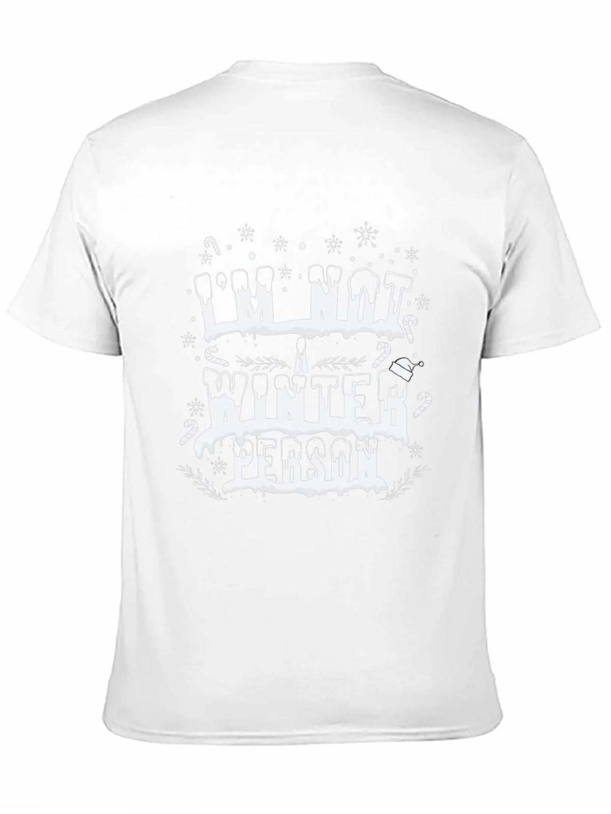 Im Not a Winter Person Black Graphic Tee product image 10