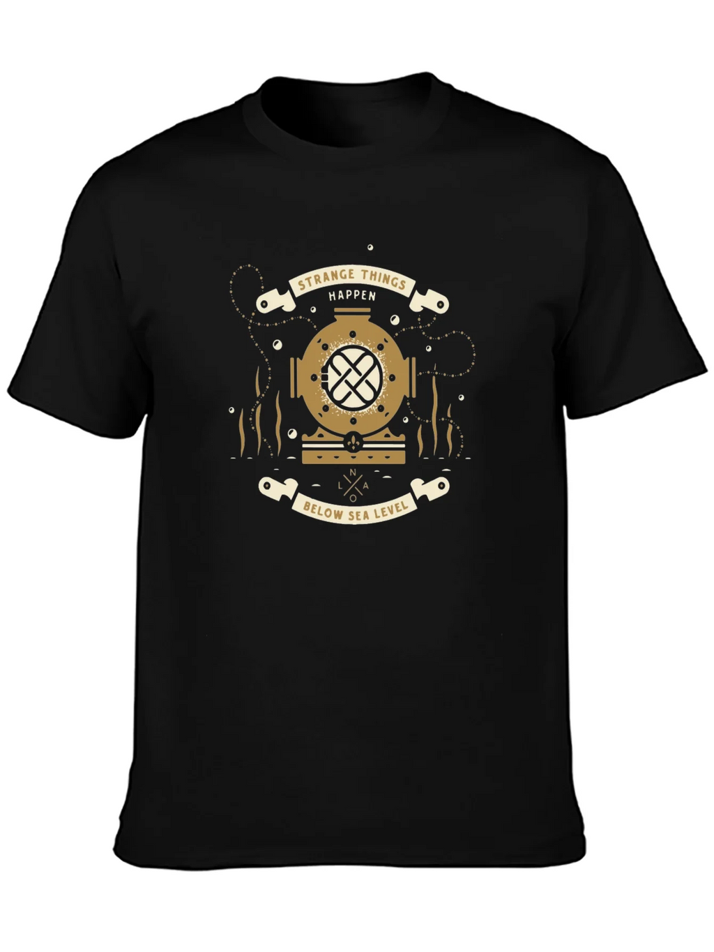 Strange Things Happen Below Sea Level T-Shirt product image 3