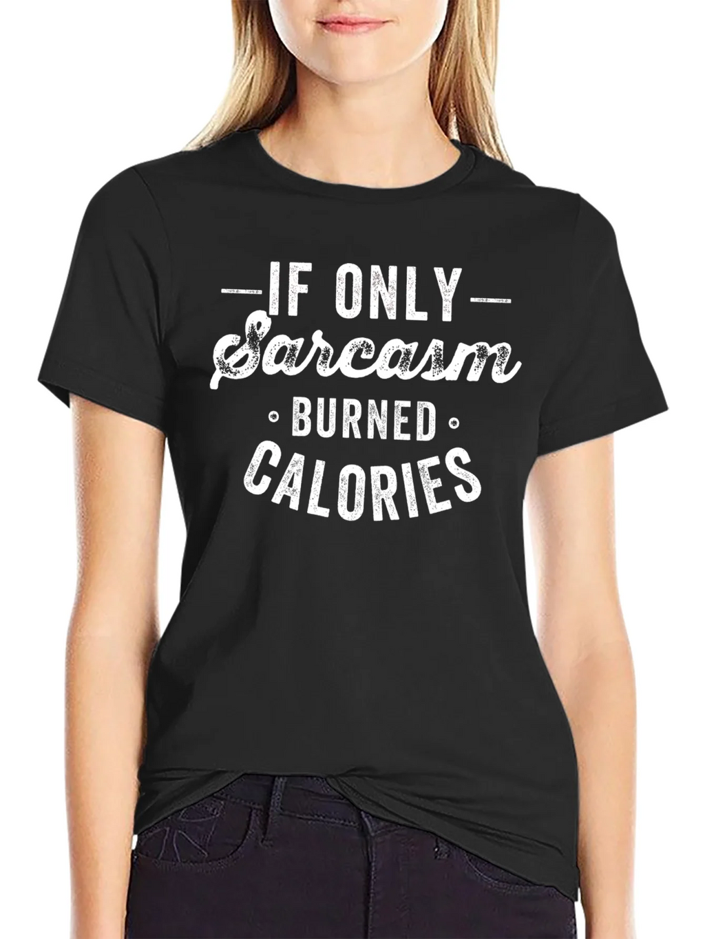 Funny Sarcasm Burned Calories Graphic Tee product image 2
