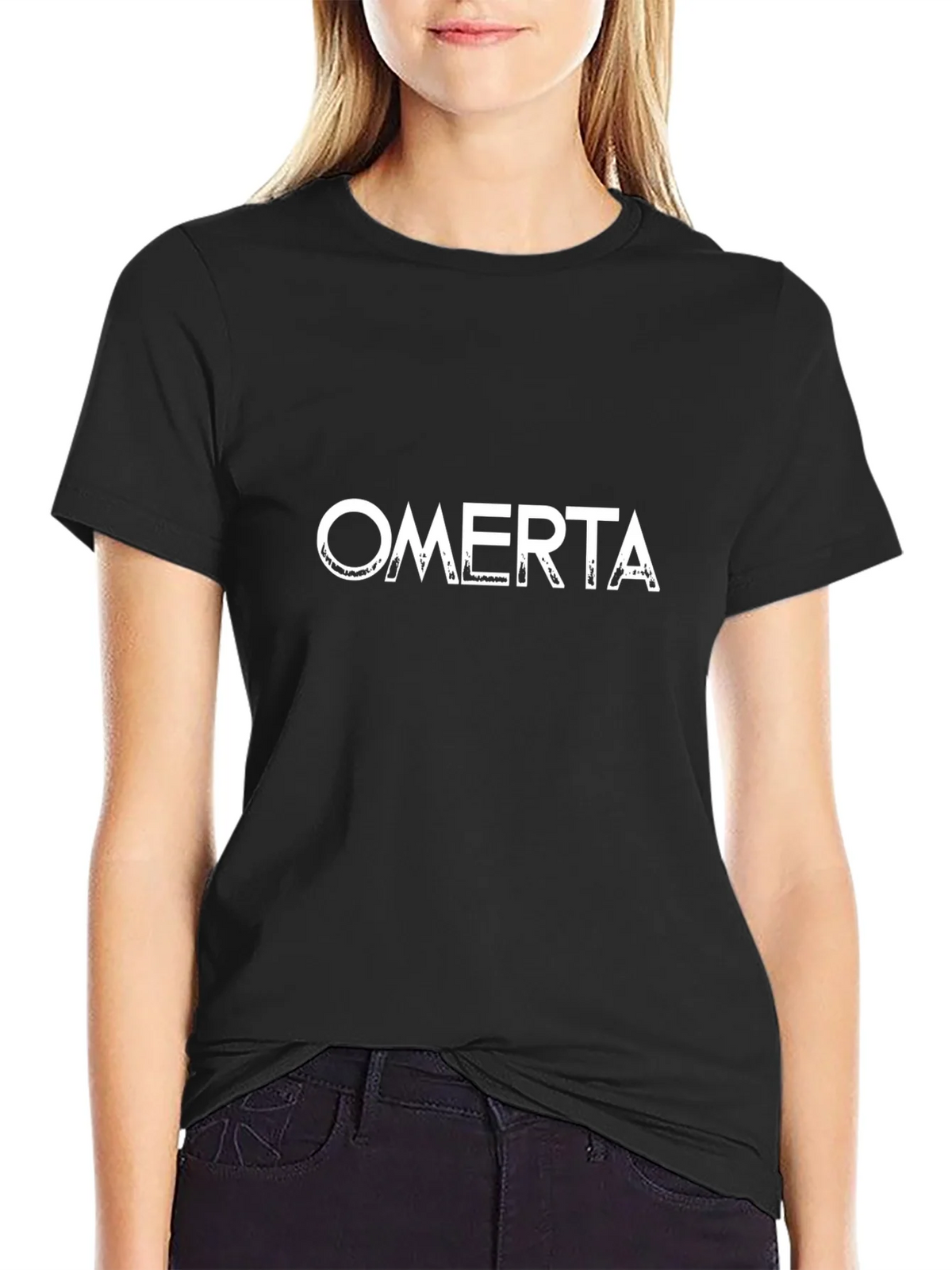 Omerta Graphic Print Black T-Shirt product image 2