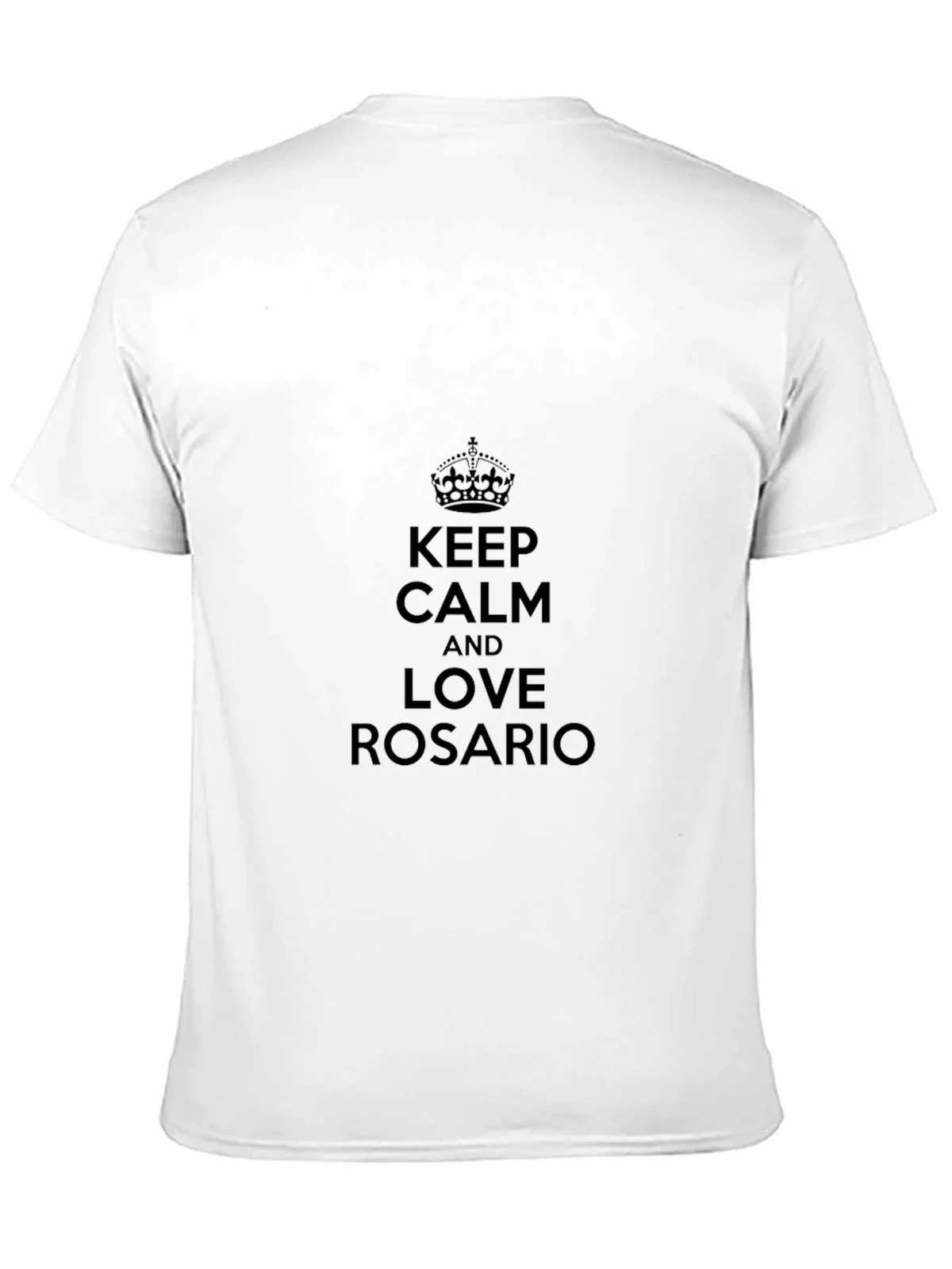 Keep Calm and Love Rosario Black T-Shirt product image 8