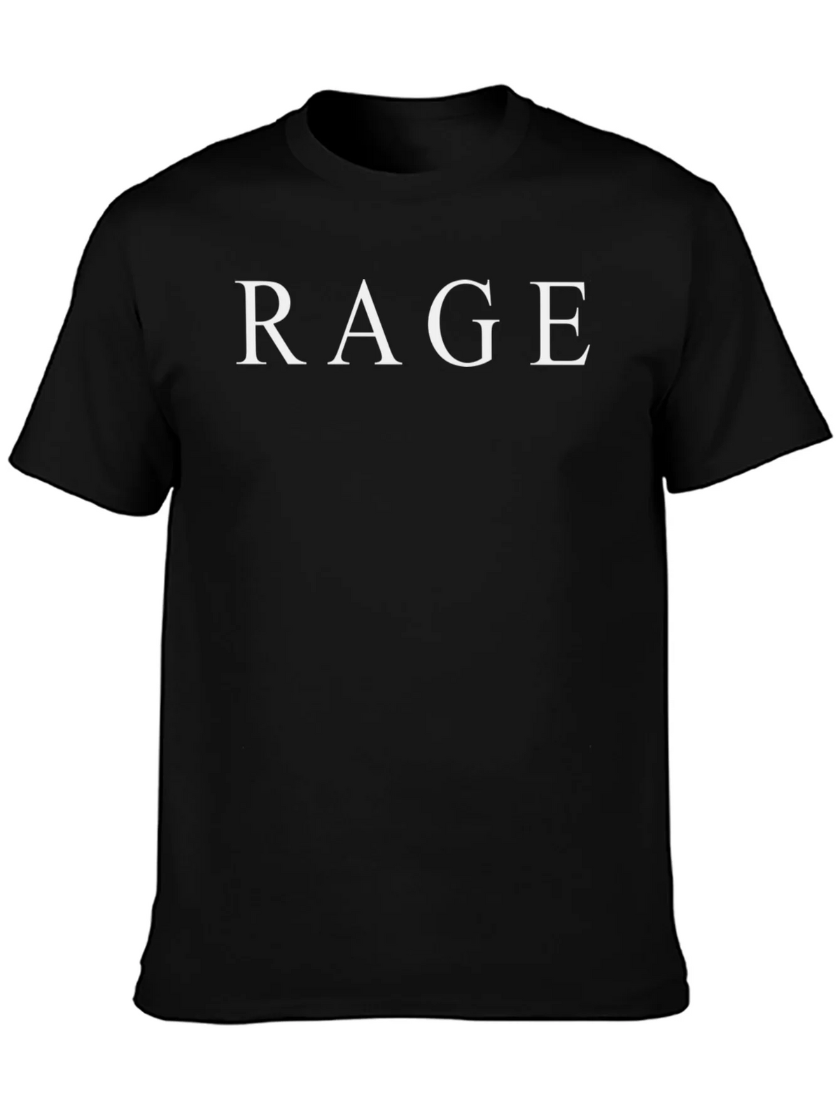 Rage Graphic Tee - Classic Black Cotton T-Shirt product image 3