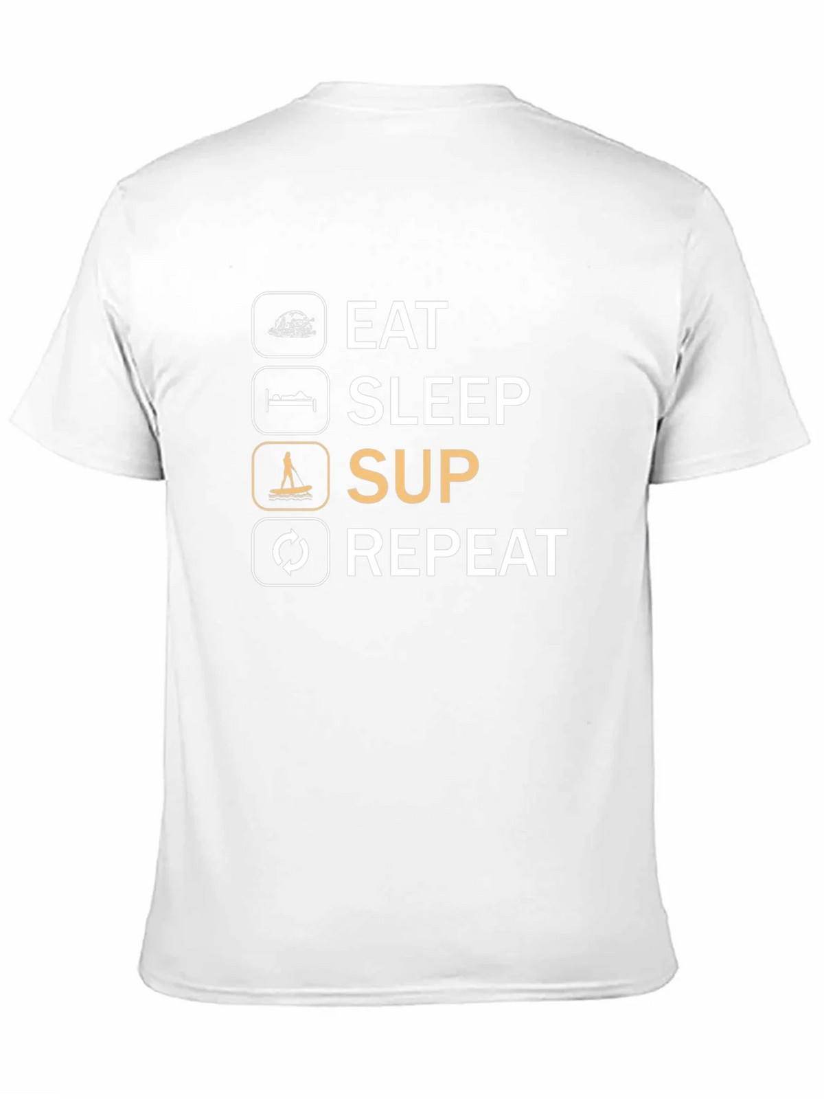 Eat Sleep SUP Repeat Graphic Tee product image 5