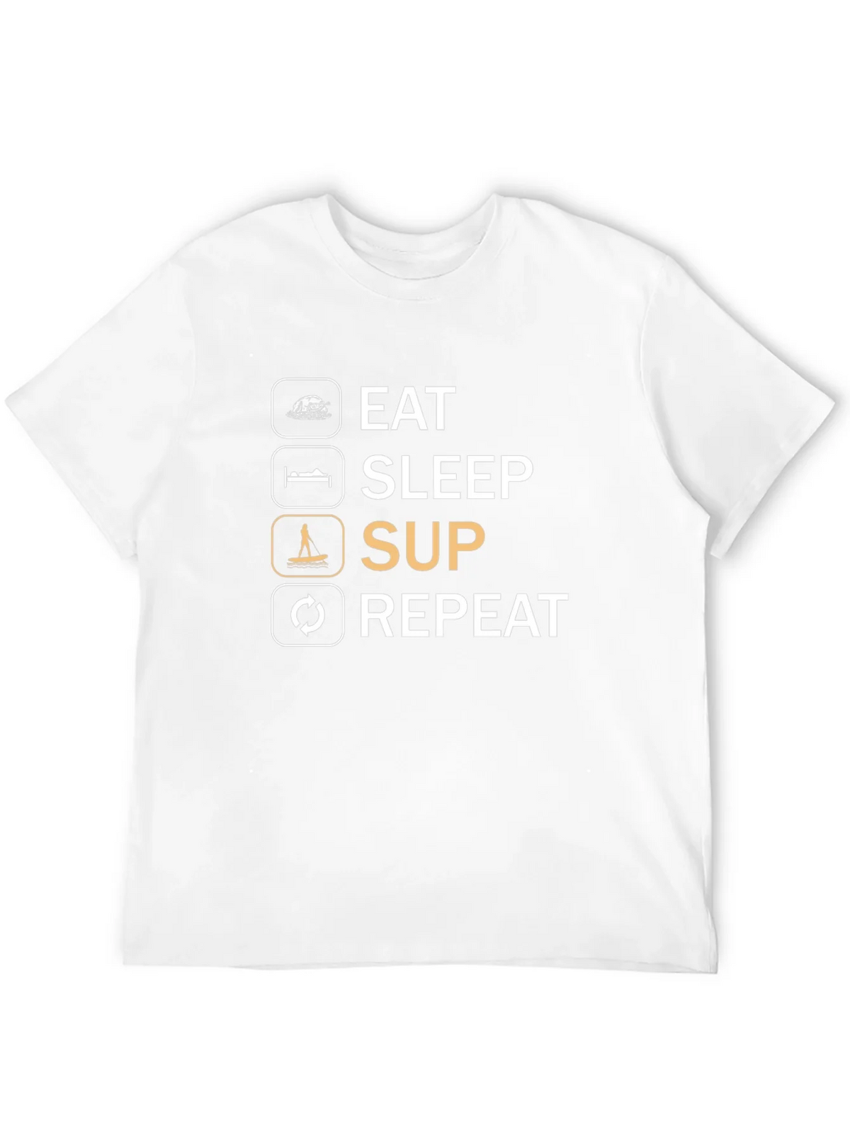 Eat Sleep SUP Repeat Graphic Tee product image 6