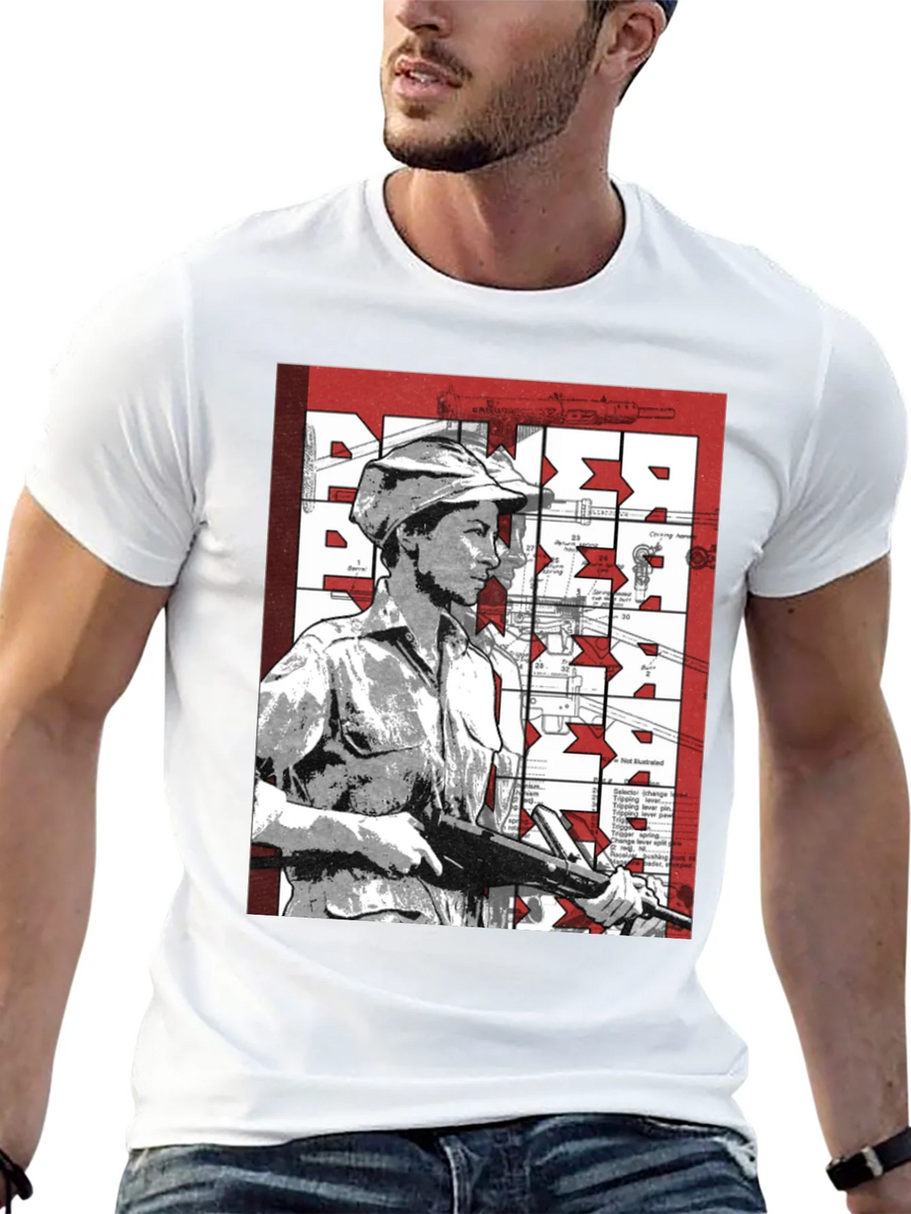Retro Graphic Tee - Military Style product image 12