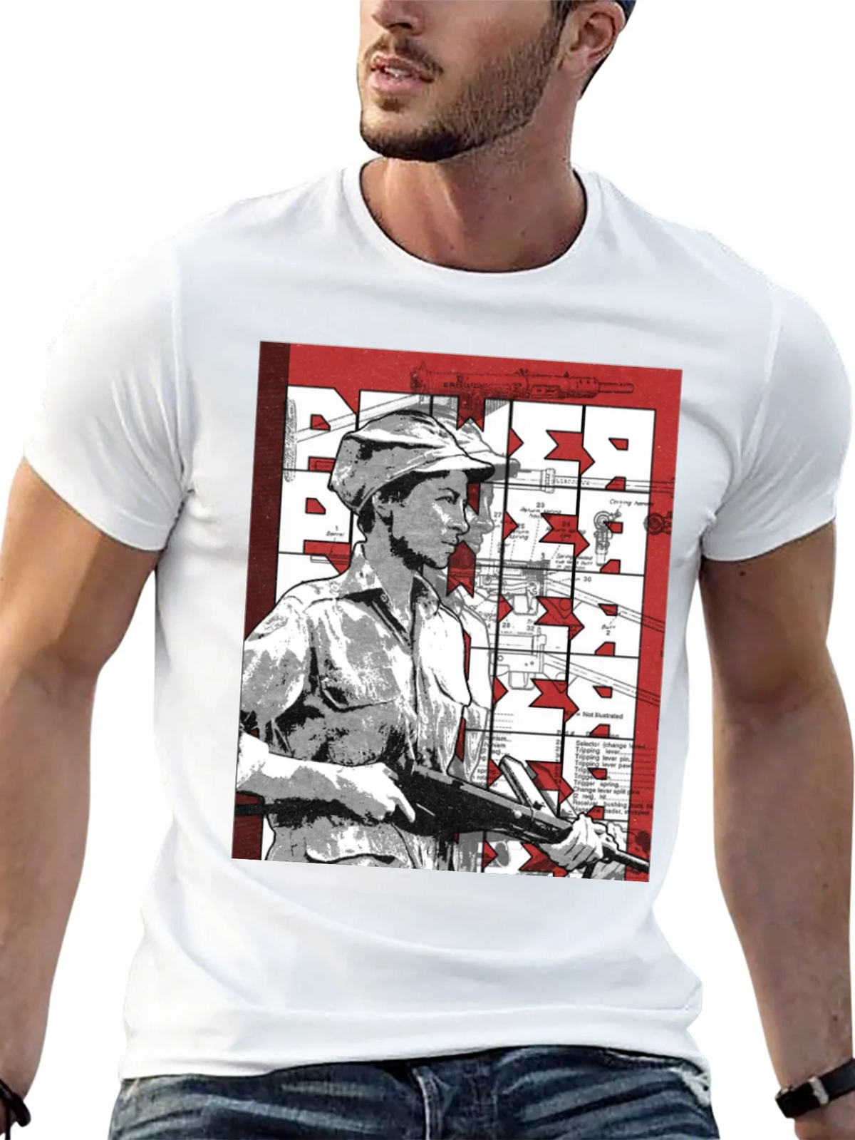 Retro Graphic Tee - Military Style product image 12