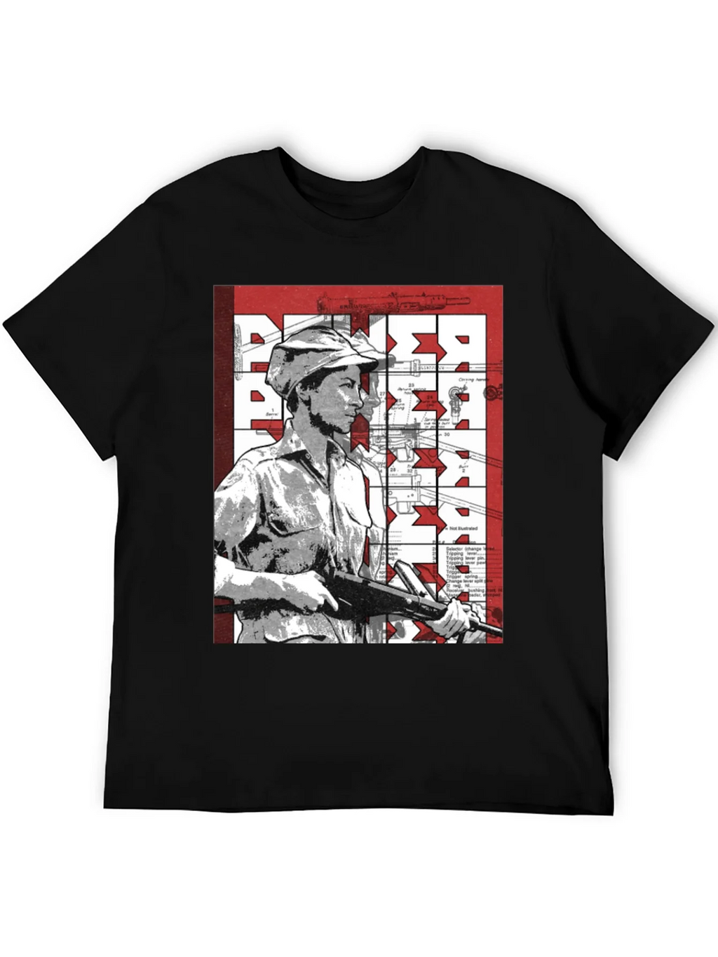 Retro Graphic Tee - Military Style product image 5
