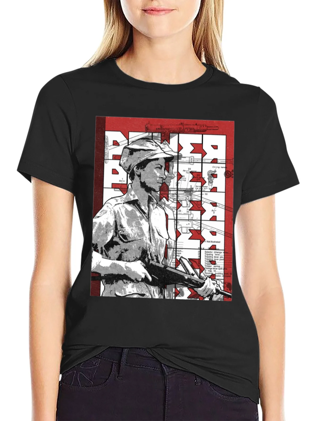 Retro Graphic Tee - Military Style product image 2