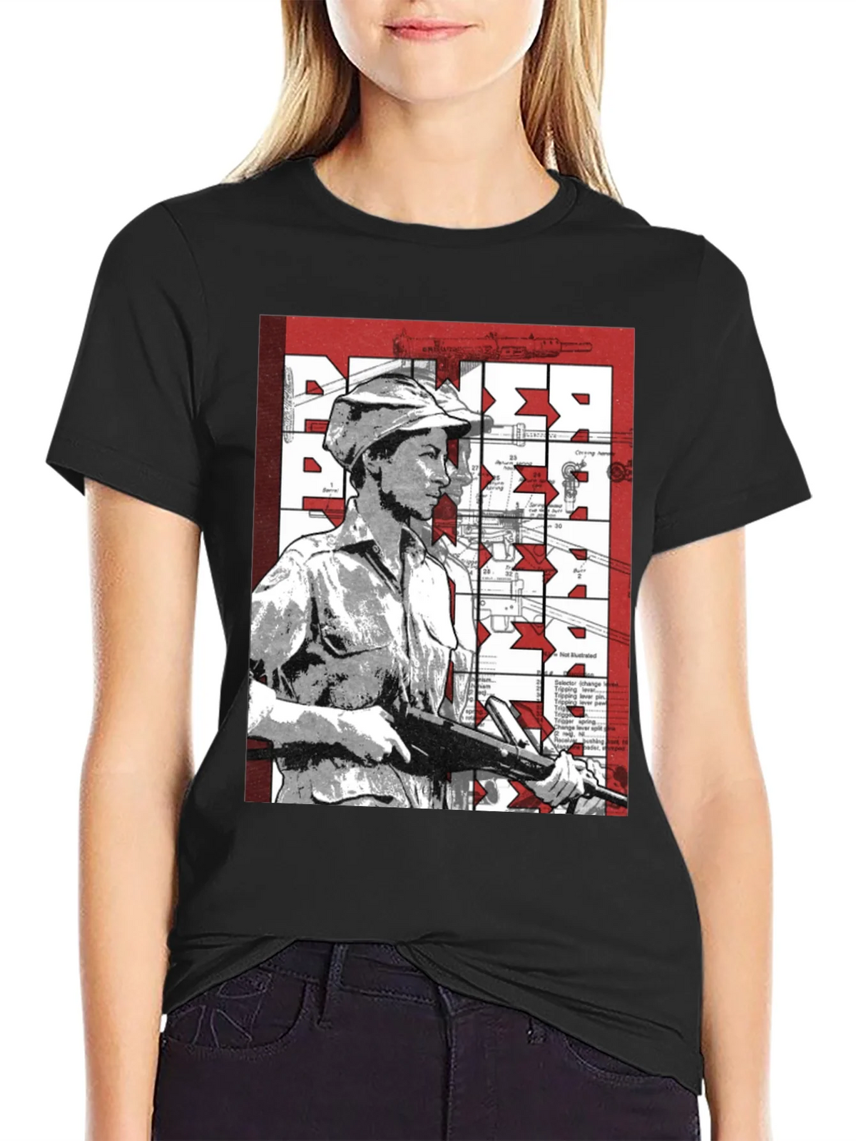 Retro Graphic Tee - Military Style product image 2