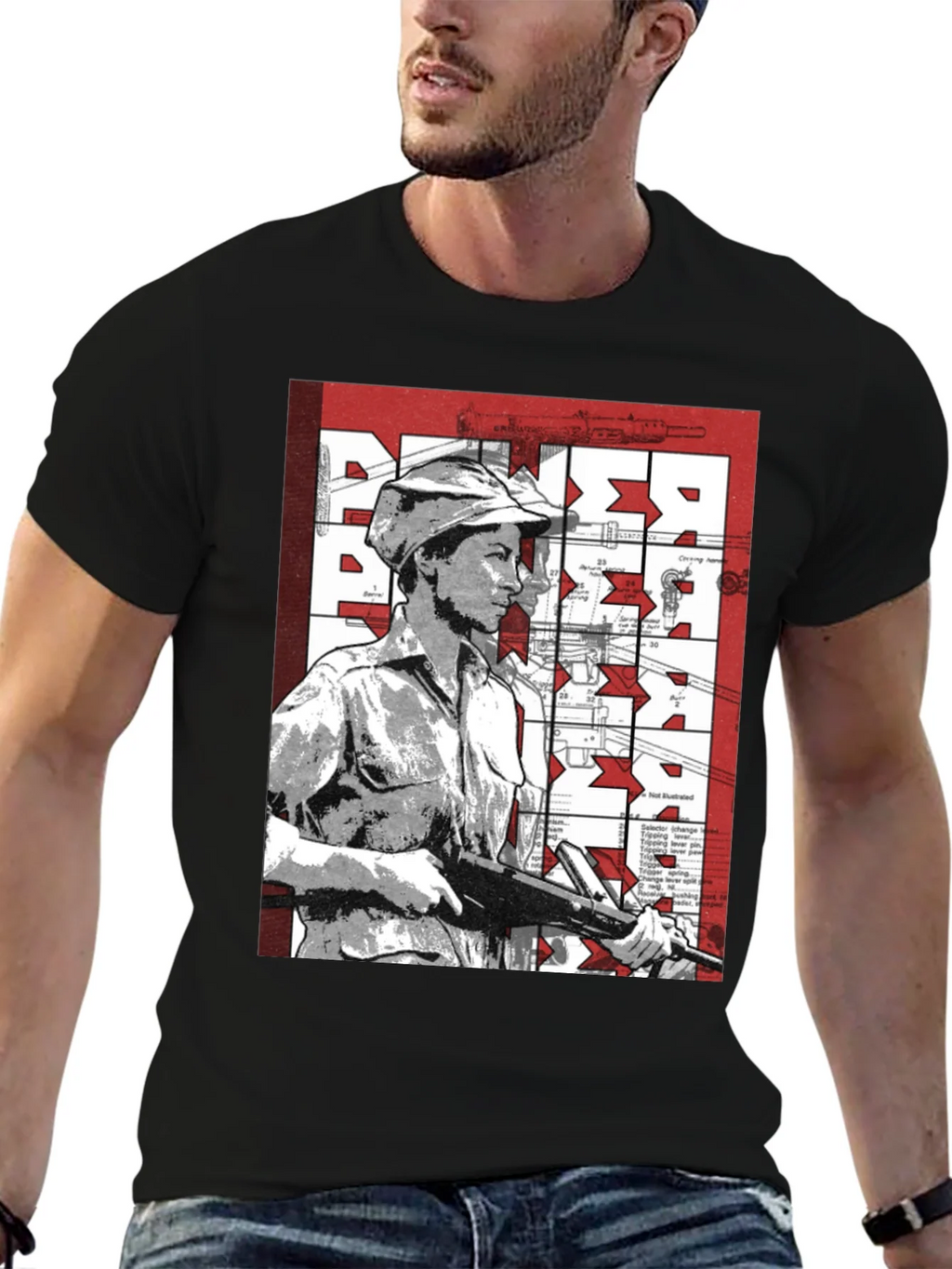 Retro Graphic Tee - Military Style product image 6