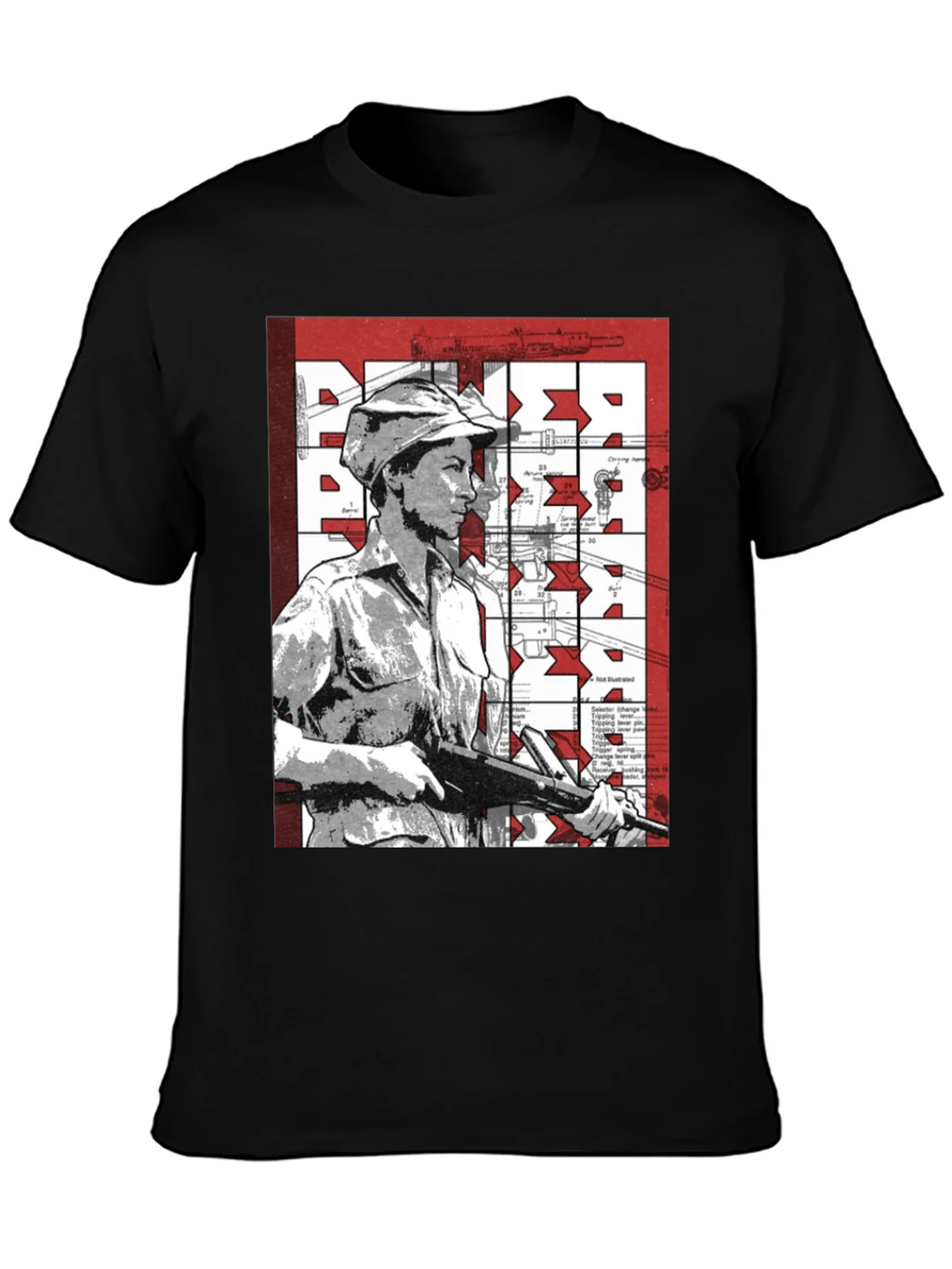 Retro Graphic Tee - Military Style product image 3