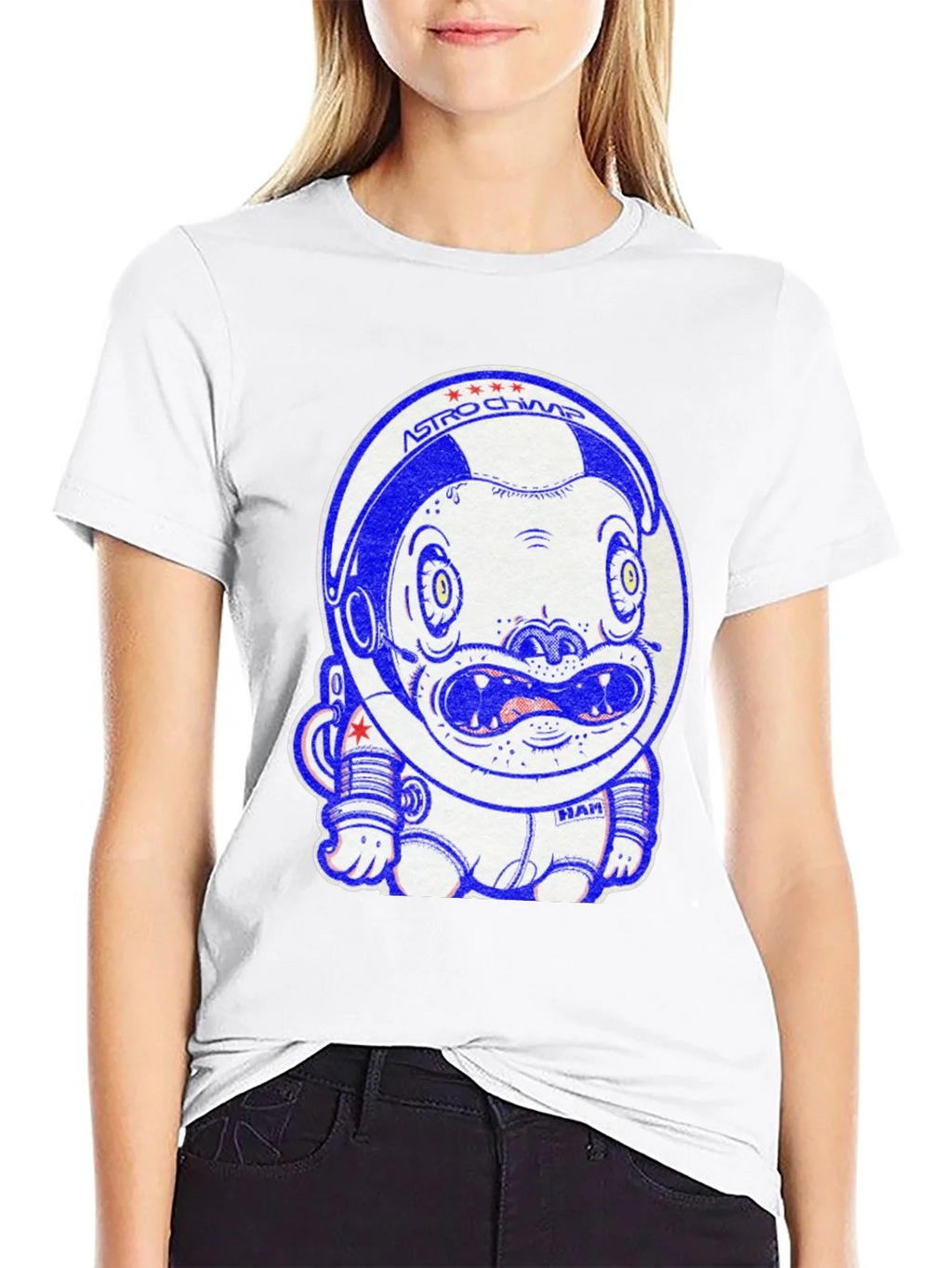 Astro Chimp Graphic Tee - Space Monkey Design product image 4
