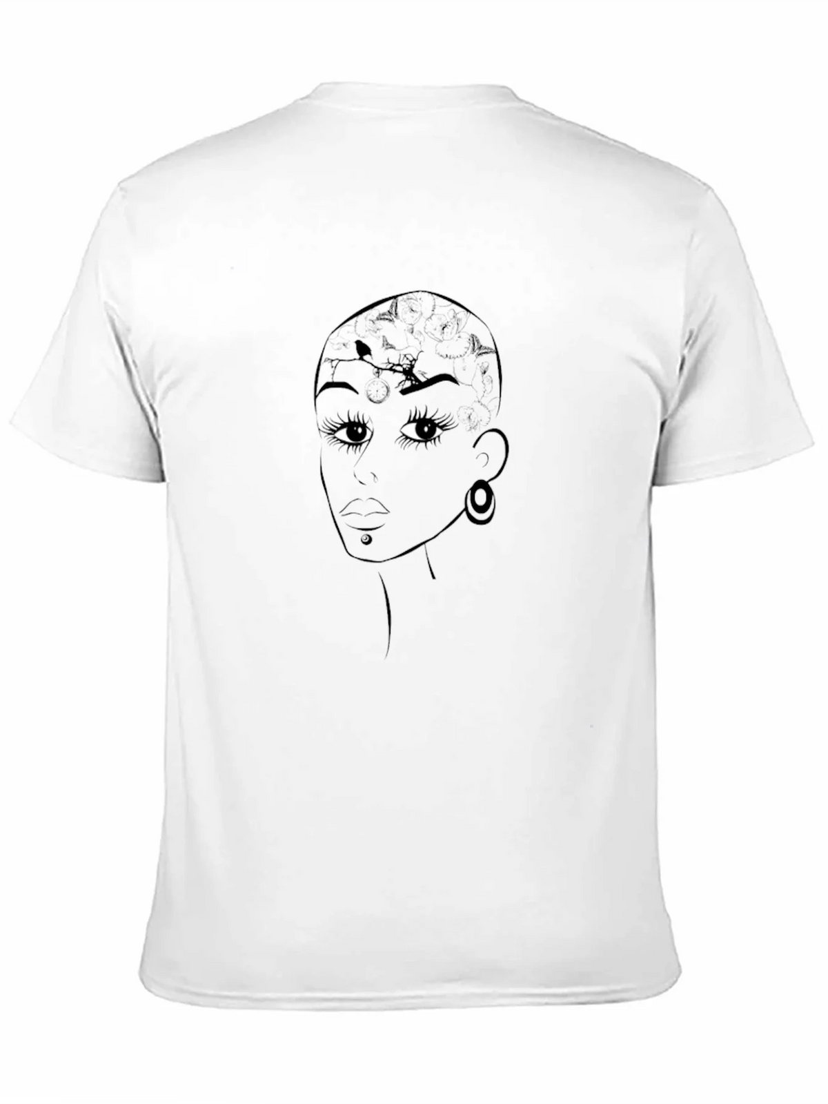 Unique Womens Graphic Tee - Black product image 10