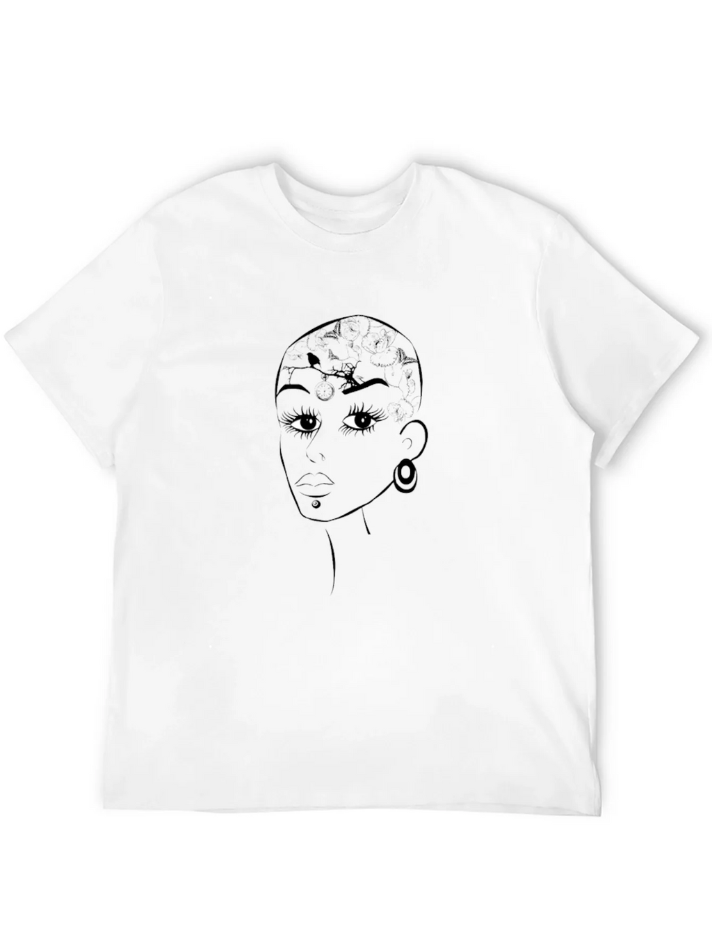 Unique Womens Graphic Tee - Black product image 11