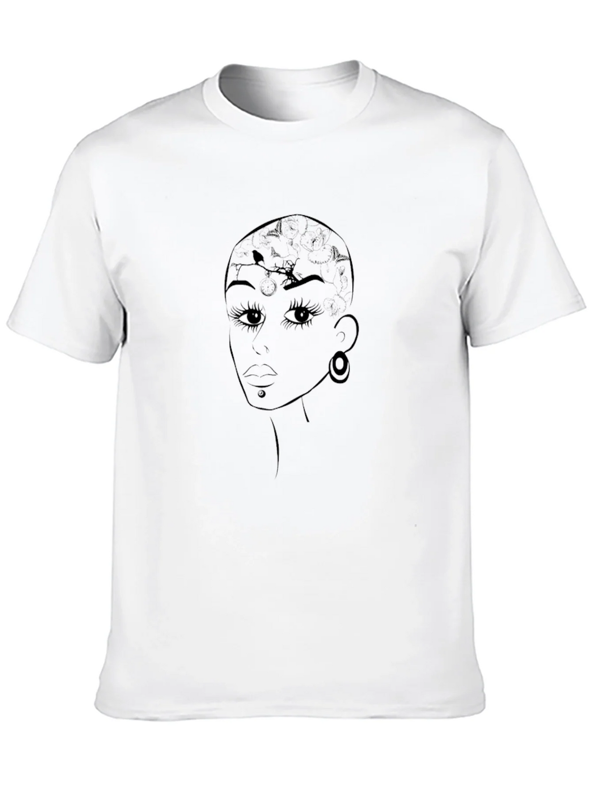 Unique Womens Graphic Tee - Black product image 9